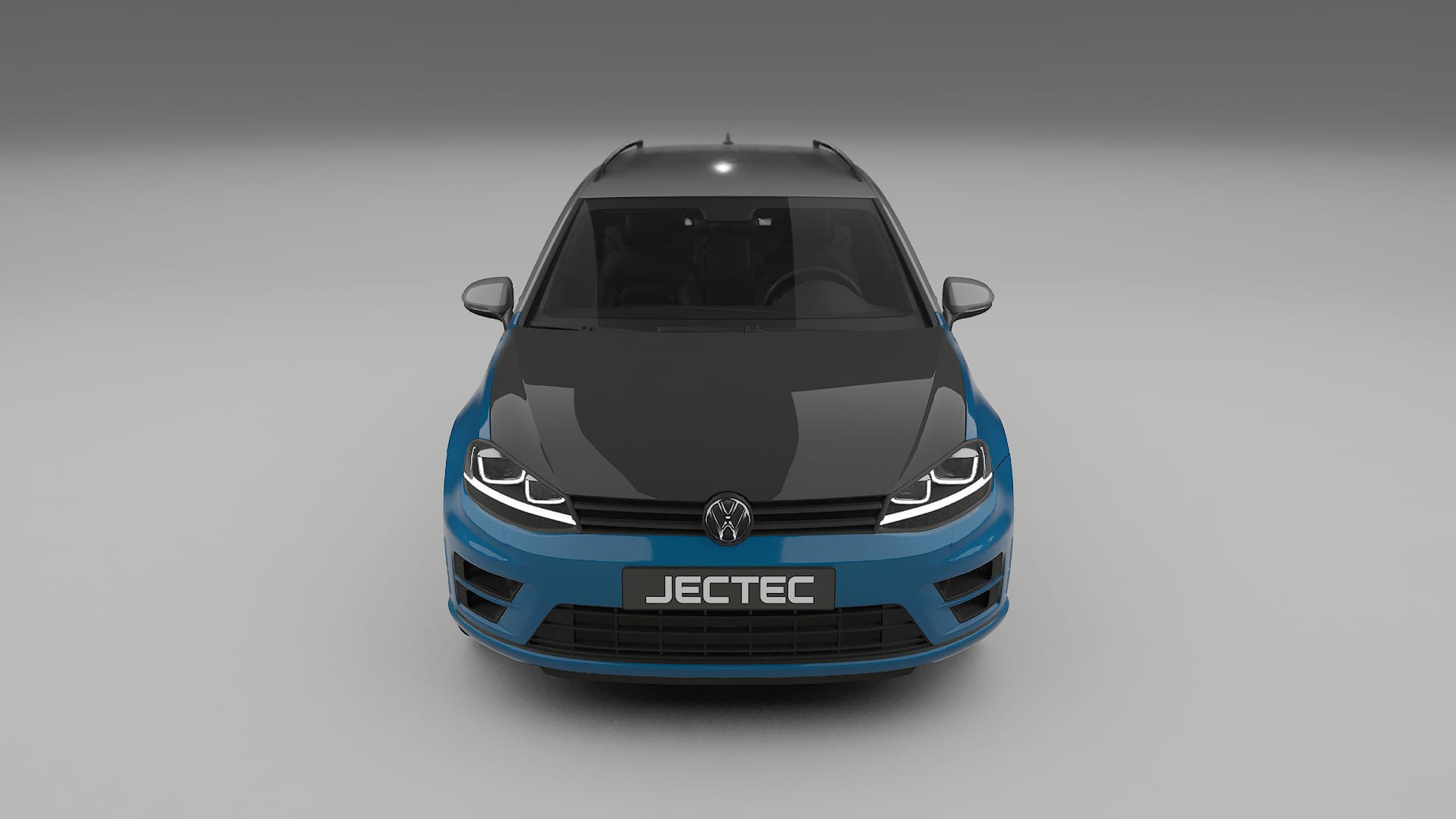 VW Golf Variant Mk7 | CrystalGuard PPF Predný kit s kapotou v karbónovom štýle