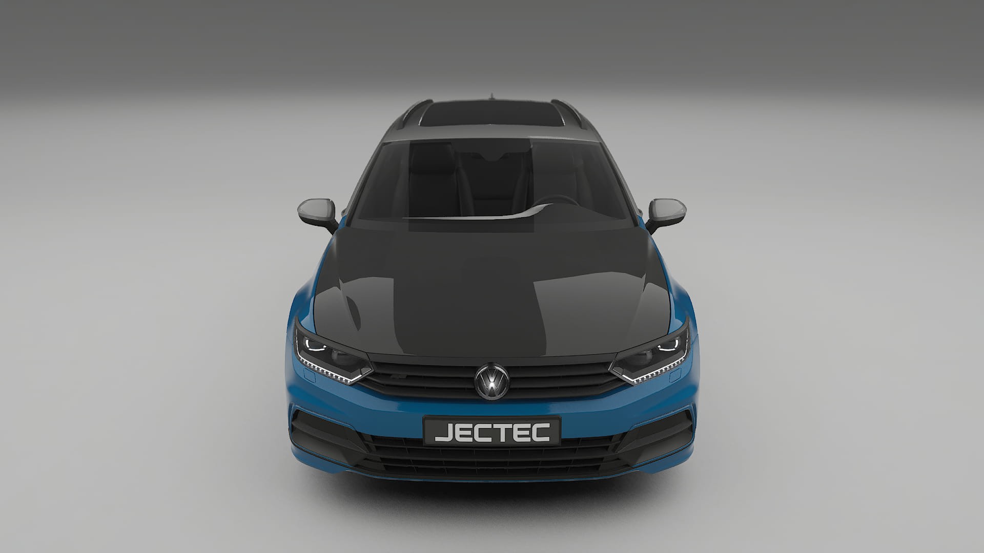 VW Passat VariantR B8 | CrystalGuard PPF Predný kit s kapotou v karbónovom štýle