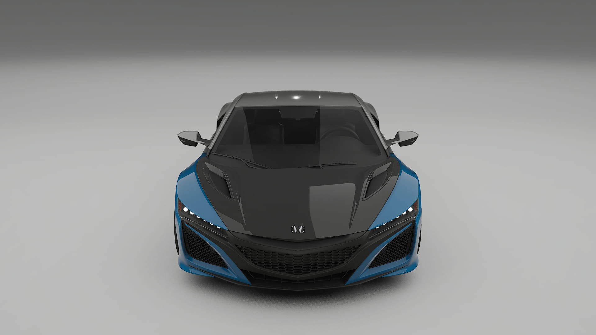 Honda NSX prefacelift | CrystalGuard PPF Predný kit s kapotou v karbónovom štýle