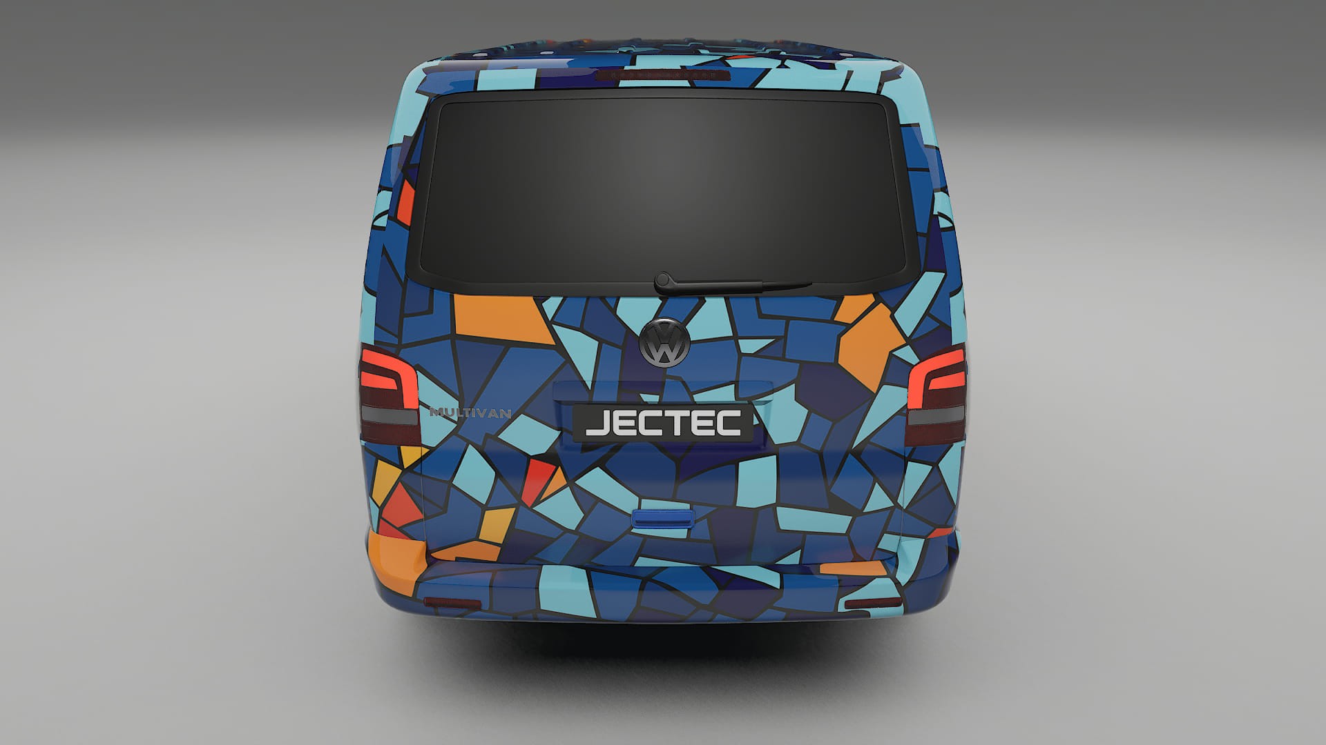 VW Transporter T5 Caravelle BARCELONA Designed Wrap PPF Kit – Printable Polyurethane Film