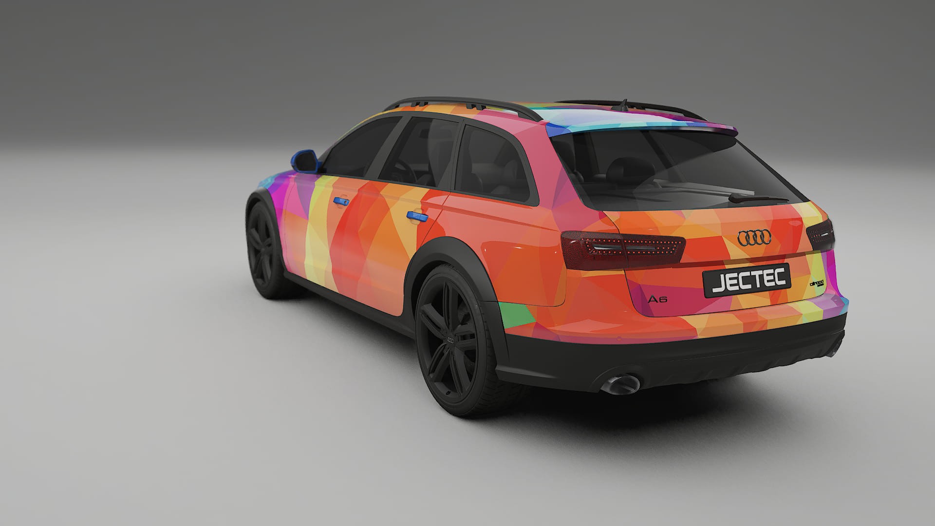 Audi A6 Allroad C7 prefacelift pre-LCI VECTOR WIBE Designed Wrap PPF Kit – Printable Polyurethane Film