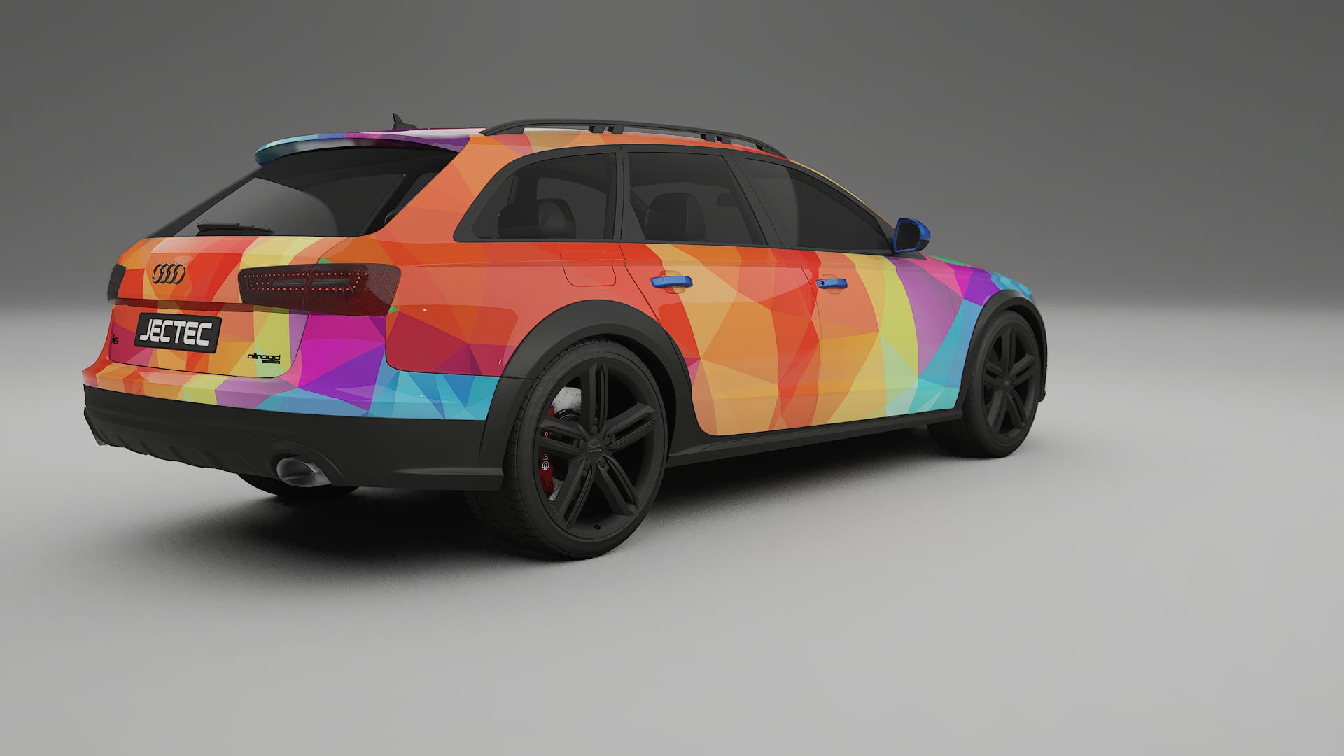 Audi A6 Allroad C7 prefacelift pre-LCI VECTOR WIBE Designed Wrap PPF Kit – Printable Polyurethane Film
