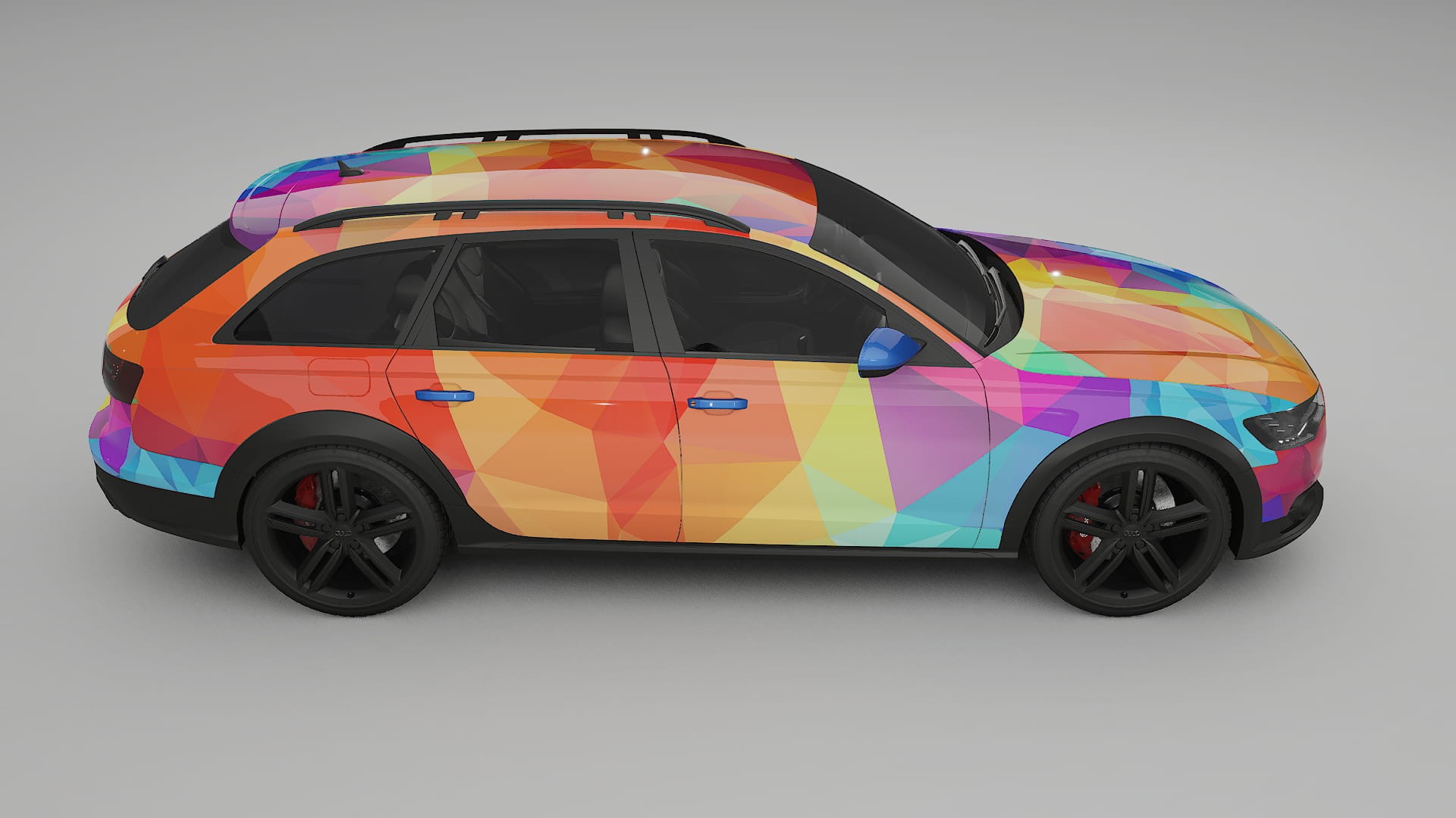 Audi A6 Allroad C7 prefacelift pre-LCI VECTOR WIBE Designed Wrap PPF Kit – Printable Polyurethane Film