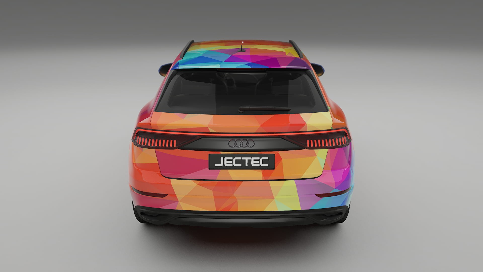 Audi Q8 F1 prefacelift pre-LCI VECTOR WIBE Designed Wrap PPF Kit – Printable Polyurethane Film