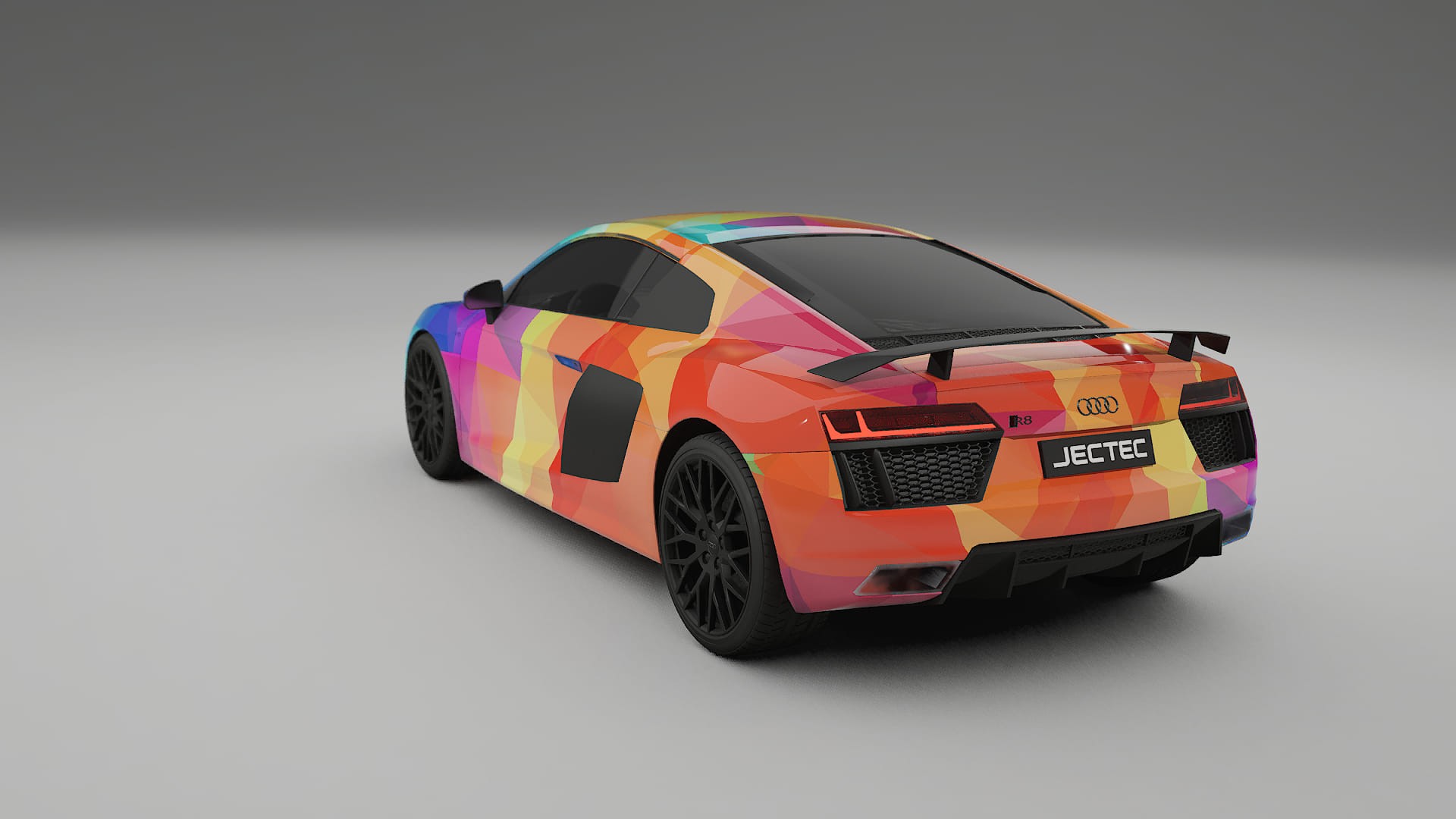 Audi R8 typ-4S prefacelift pre-LCI VECTOR WIBE Designed Wrap PPF Kit – Printable Polyurethane Film