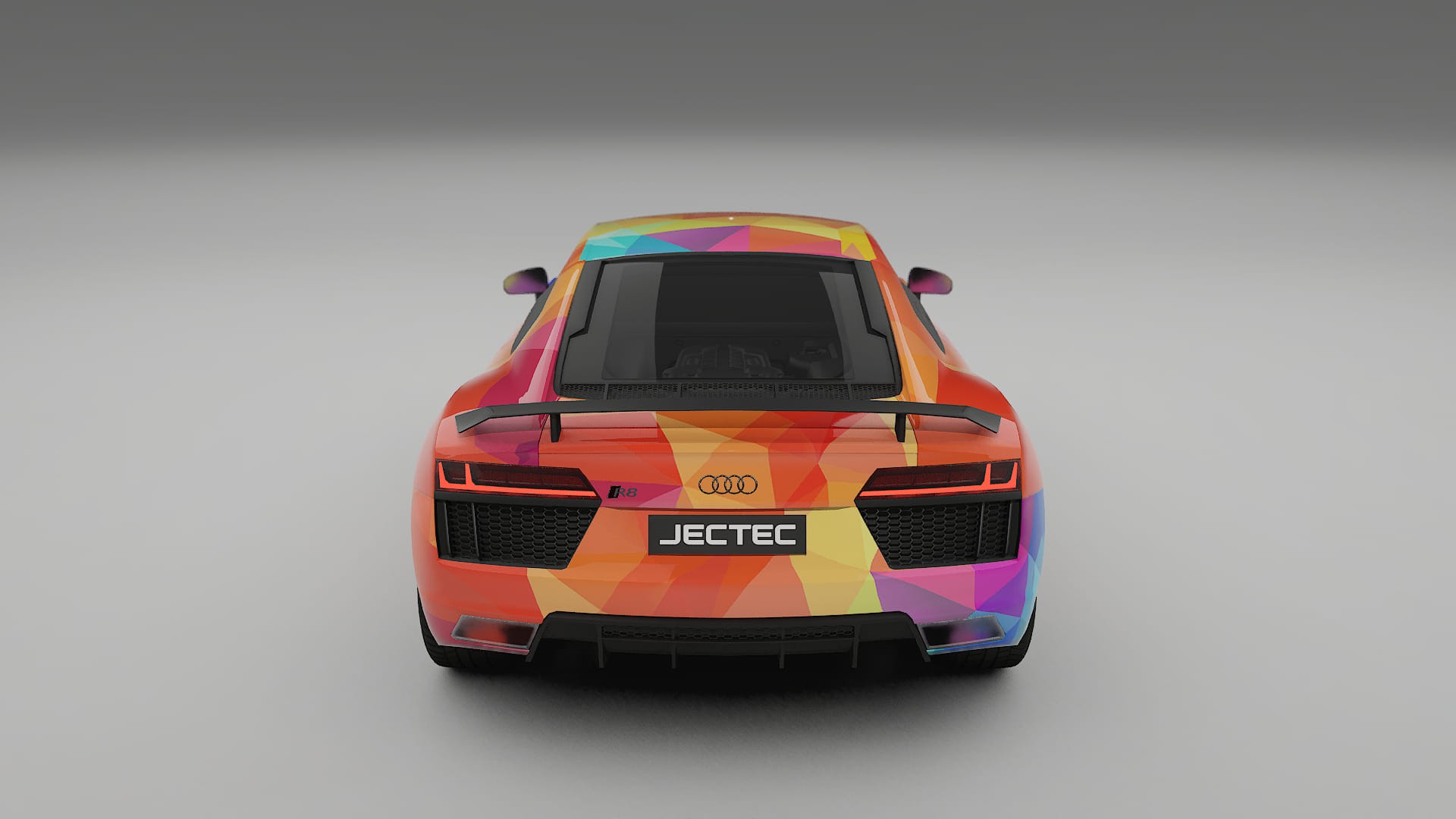 Audi R8 typ-4S prefacelift pre-LCI VECTOR WIBE Designed Wrap PPF Kit – Printable Polyurethane Film