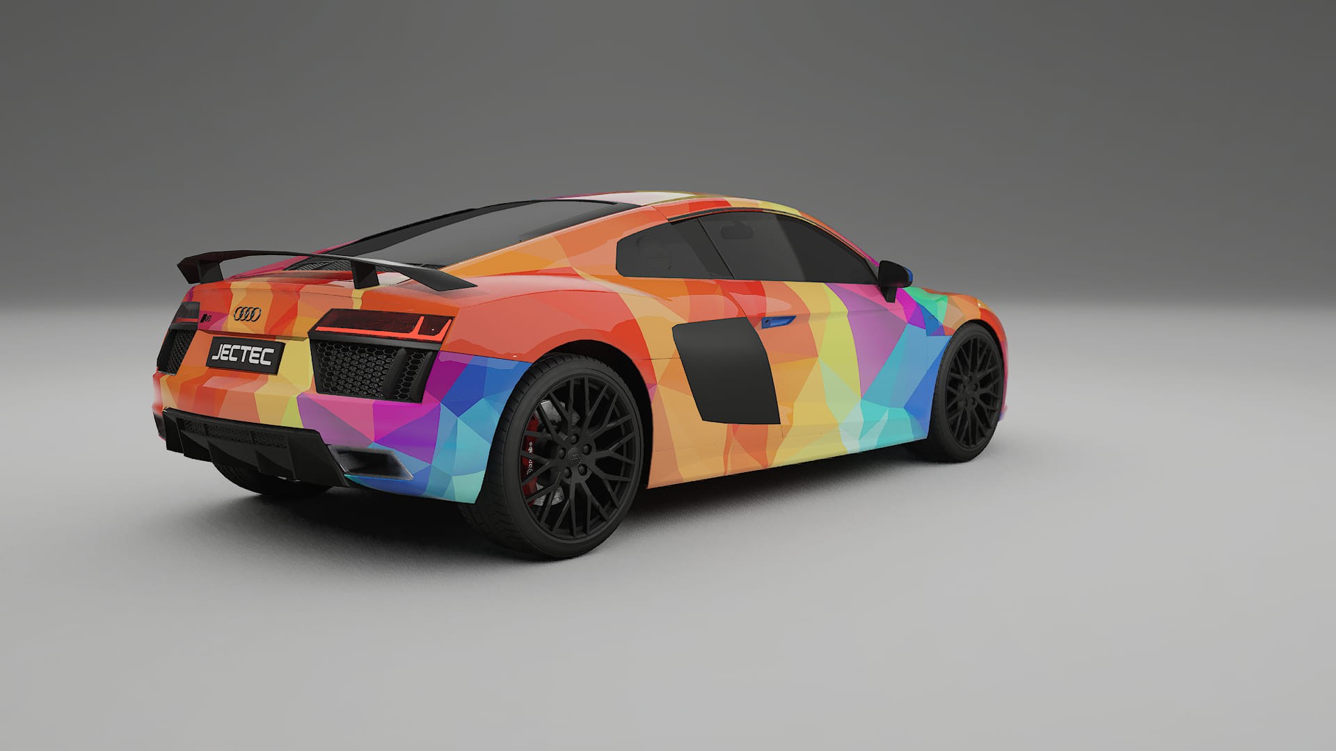 Audi R8 typ-4S prefacelift pre-LCI VECTOR WIBE Designed Wrap PPF Kit – Printable Polyurethane Film