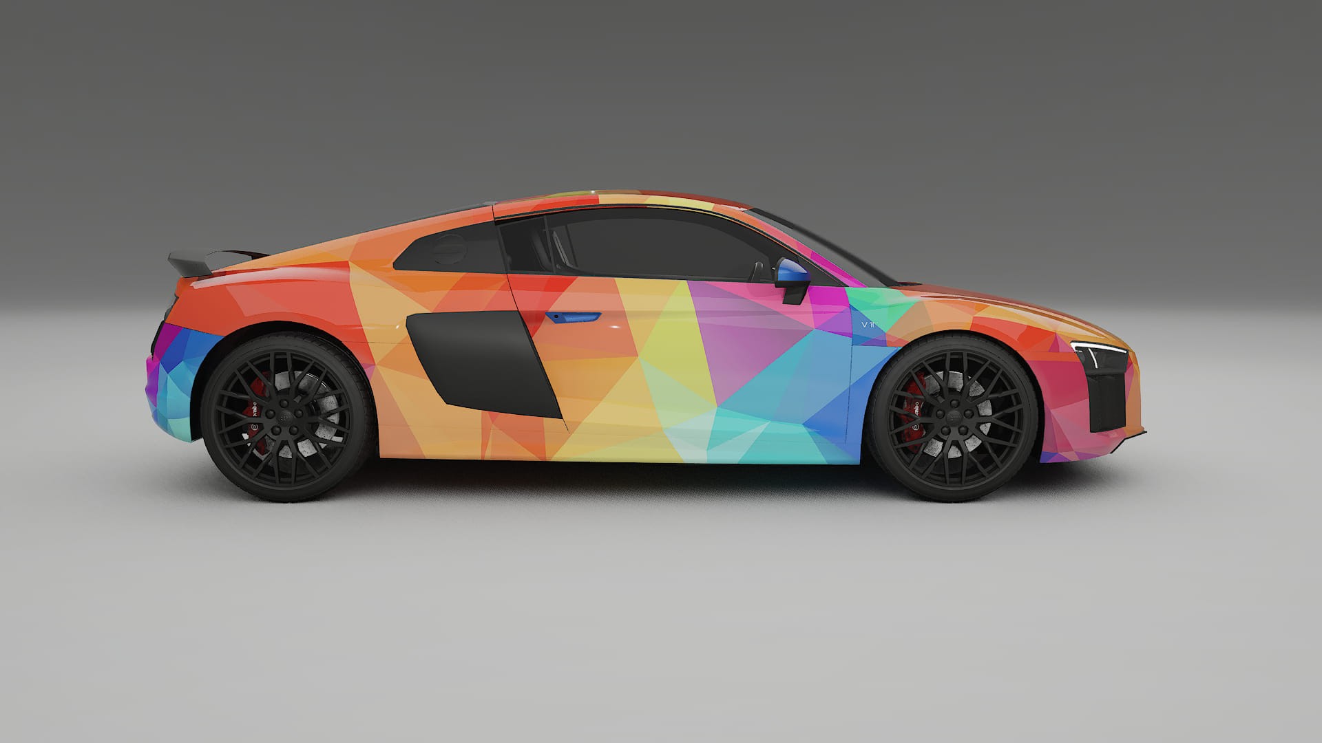 Audi R8 typ-4S prefacelift pre-LCI VECTOR WIBE Designed Wrap PPF Kit – Printable Polyurethane Film