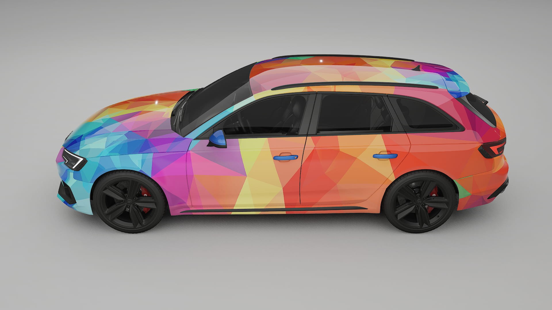 Audi RS4 Avant B9 prefacelift pre-LCI VECTOR WIBE Designed Wrap PPF Kit – Printable Polyurethane Film