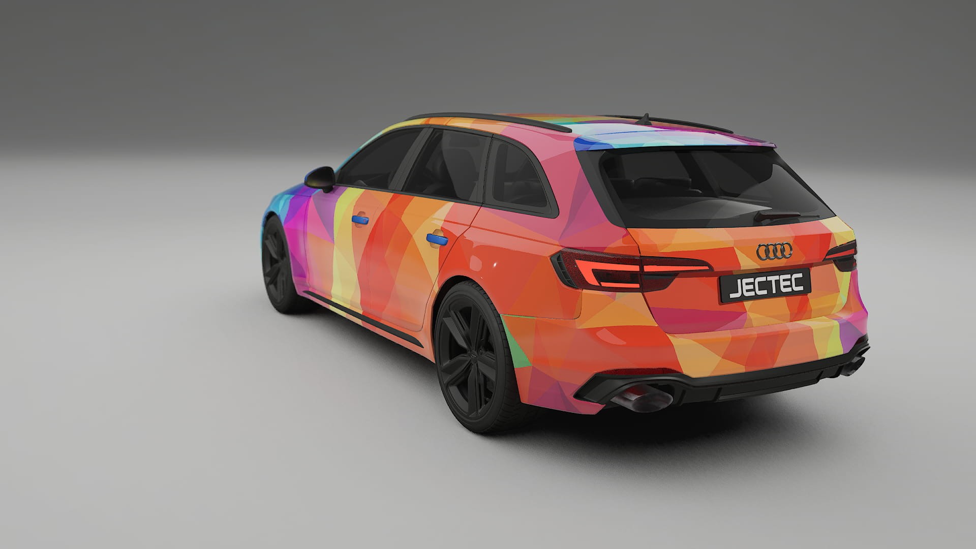 Audi RS4 Avant B9 prefacelift pre-LCI VECTOR WIBE Designed Wrap PPF Kit – Printable Polyurethane Film