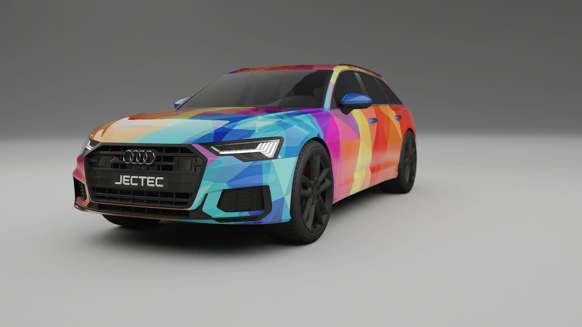 Audi S6 Avant prefacelift pre-LCI C8 VECTOR WIBE Designed Wrap PPF Kit – Printable Polyurethane Film