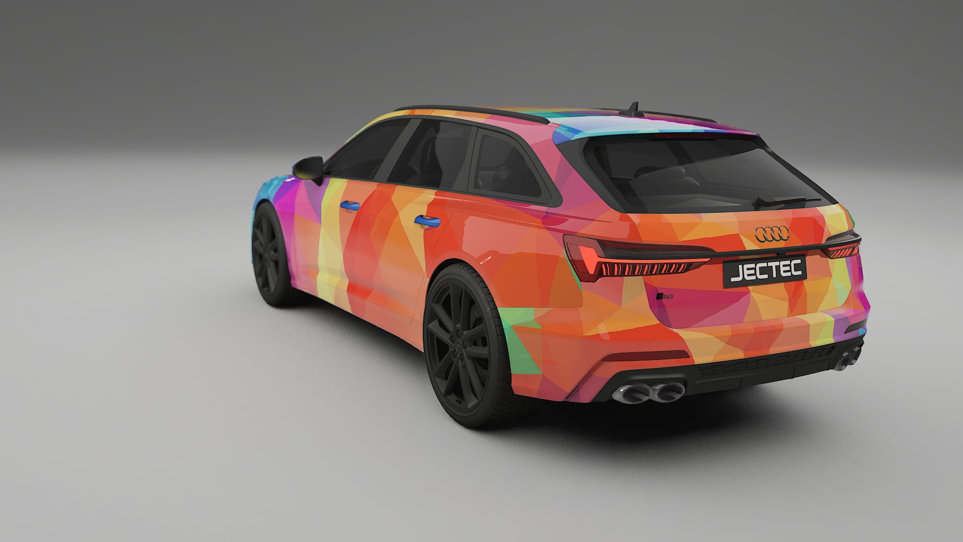 Audi S6 Avant prefacelift pre-LCI C8 VECTOR WIBE Designed Wrap PPF Kit – Printable Polyurethane Film