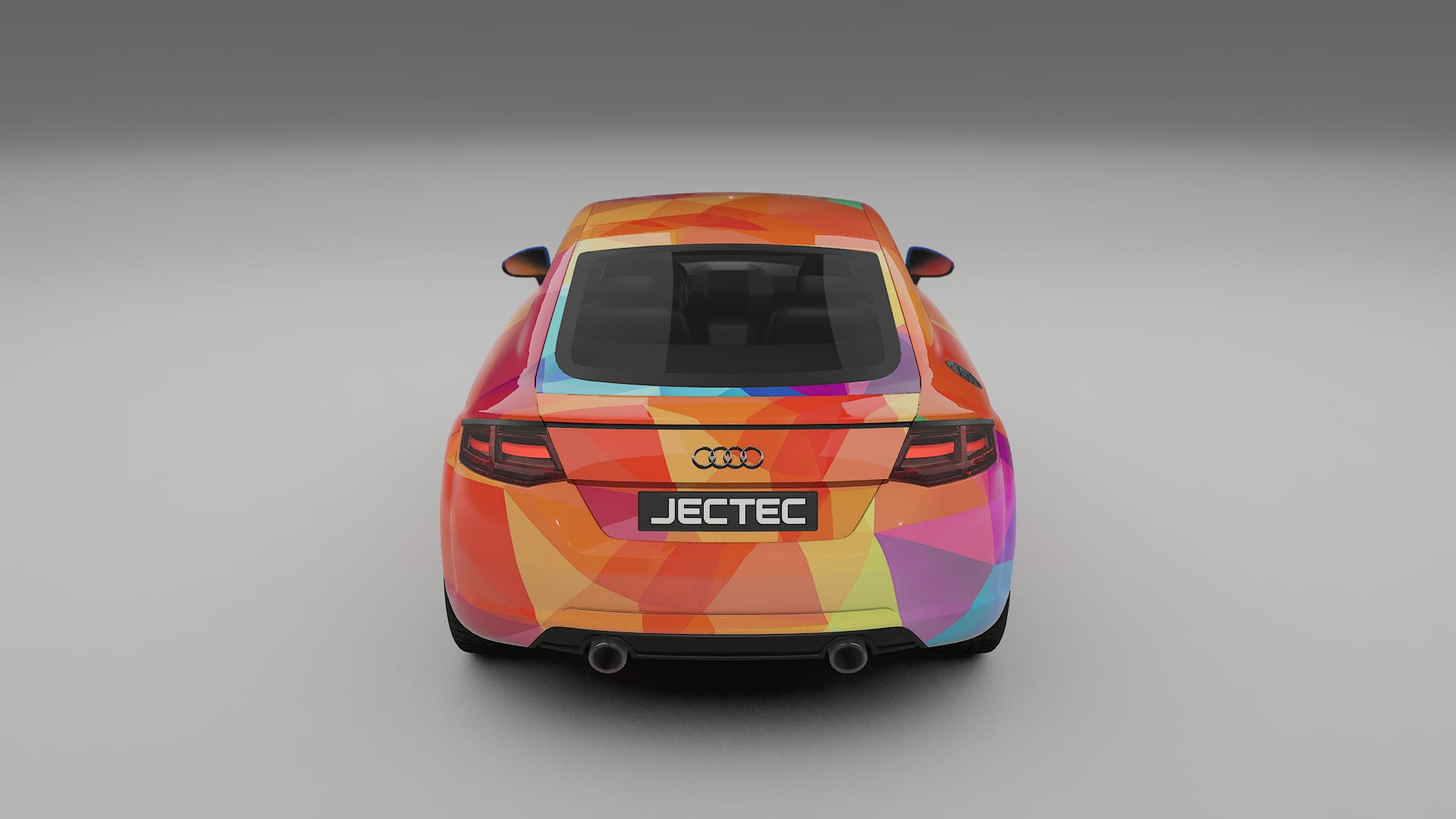 Audi TT Coupe 8S prefacelift pre-LCI VECTOR WIBE Designed Wrap PPF Kit – Printable Polyurethane Film