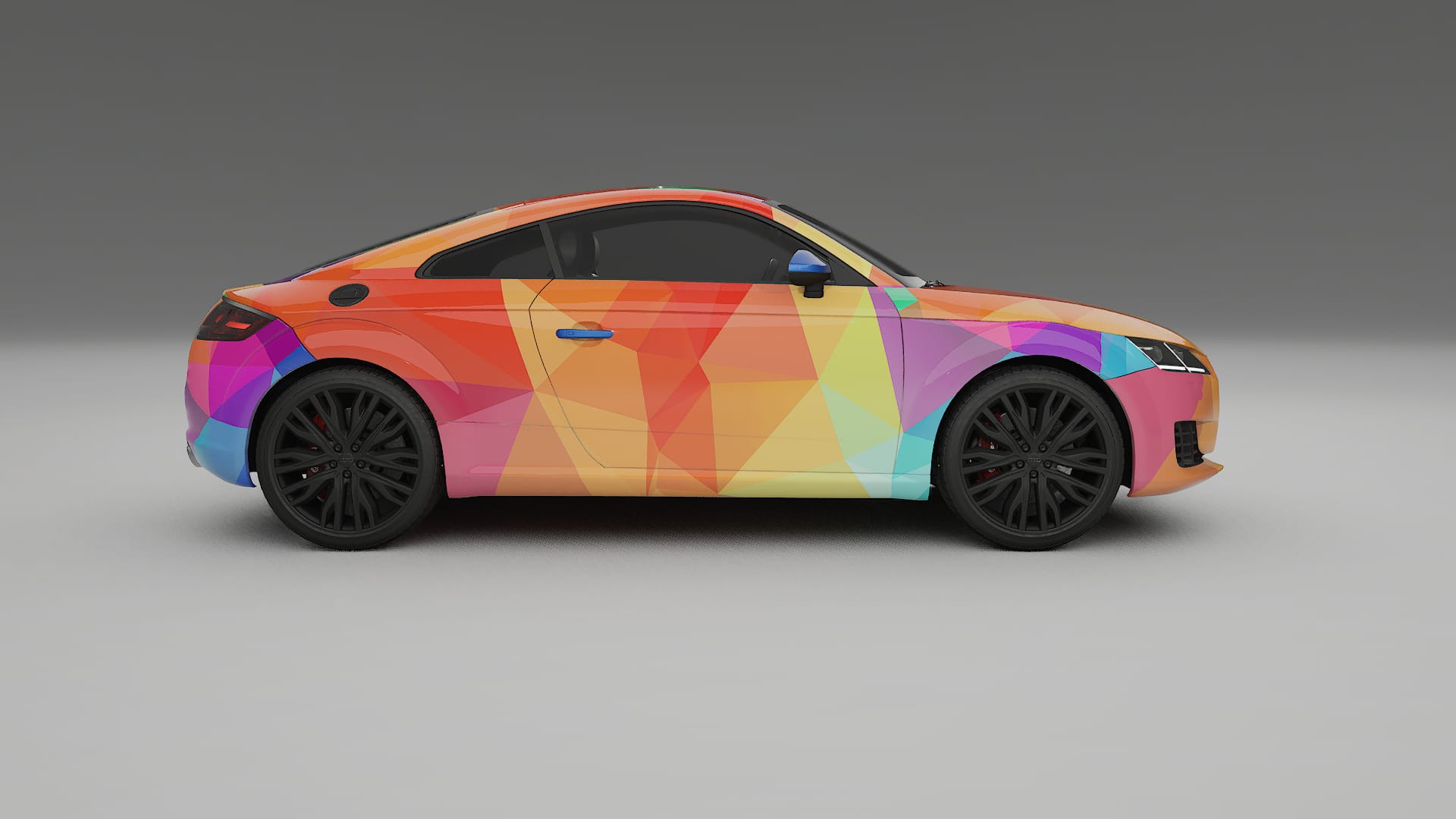 Audi TT Coupe 8S prefacelift pre-LCI VECTOR WIBE Designed Wrap PPF Kit – Printable Polyurethane Film