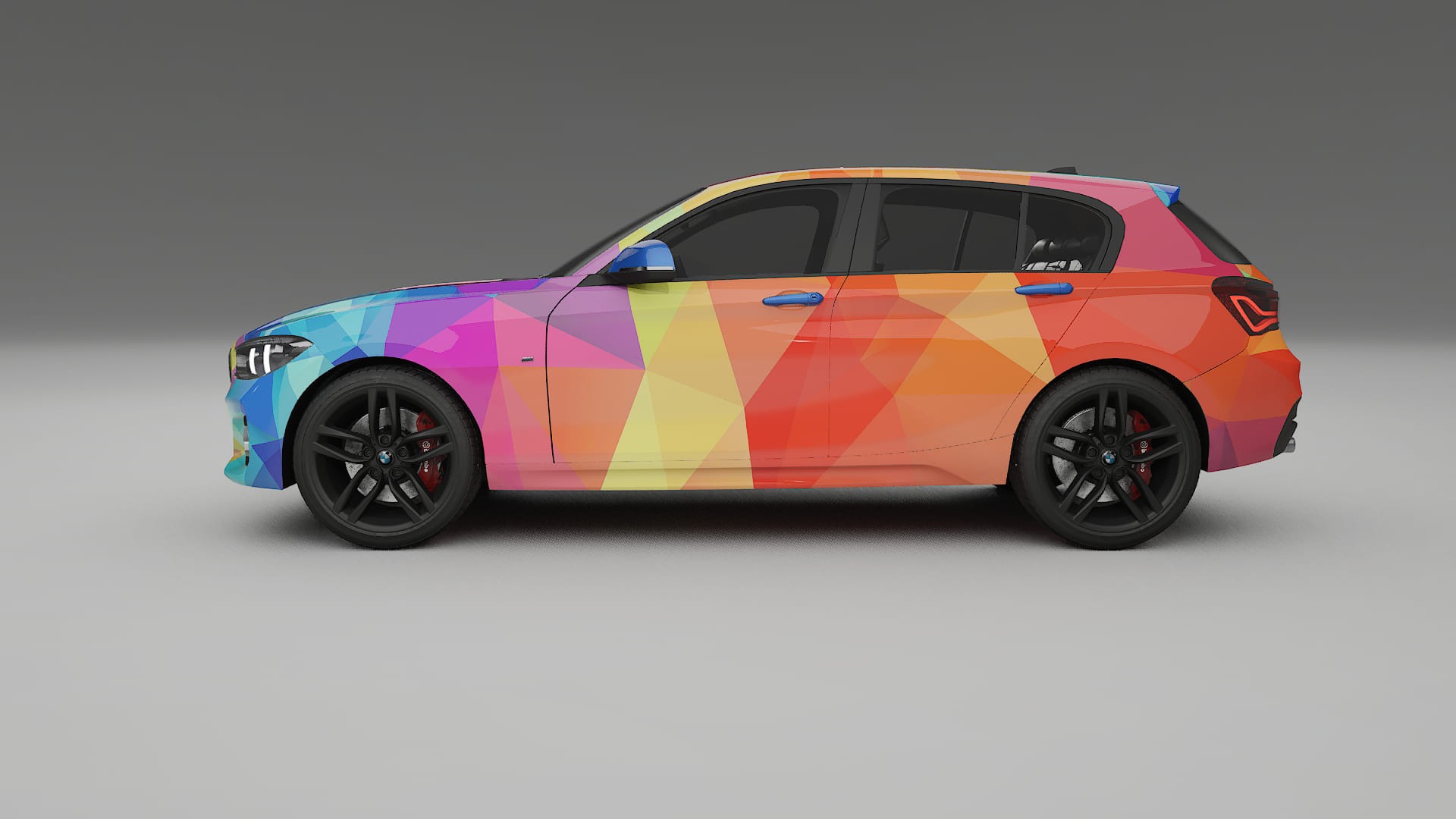 BMW 1 F20 facelift LCI VECTOR WIBE Designed Wrap PPF Kit – Printable Polyurethane Film