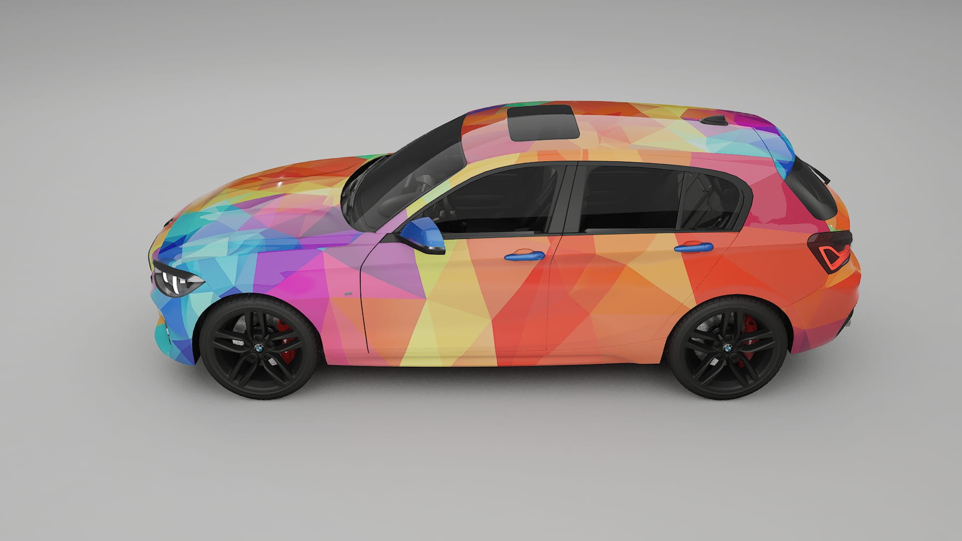 BMW 1 F20 facelift LCI VECTOR WIBE Designed Wrap PPF Kit – Printable Polyurethane Film