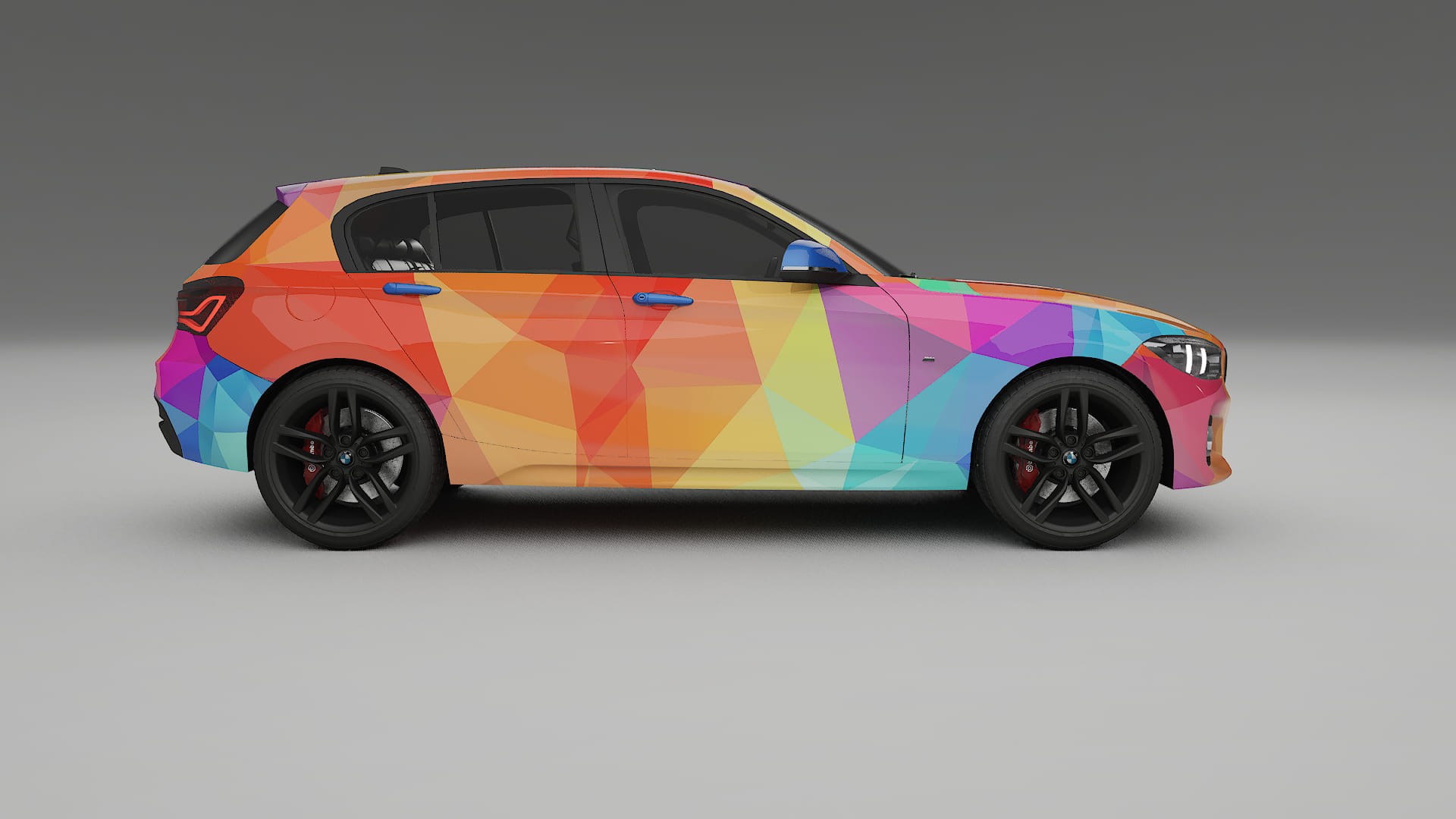 BMW 1 F20 facelift LCI VECTOR WIBE Designed Wrap PPF Kit – Printable Polyurethane Film
