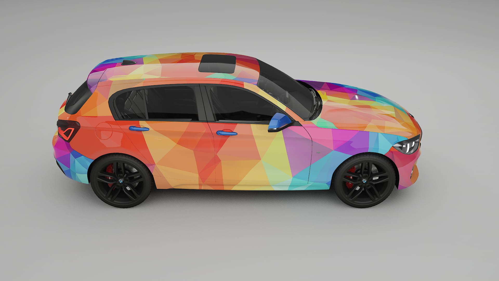 BMW 1 F20 facelift LCI VECTOR WIBE Designed Wrap PPF Kit – Printable Polyurethane Film