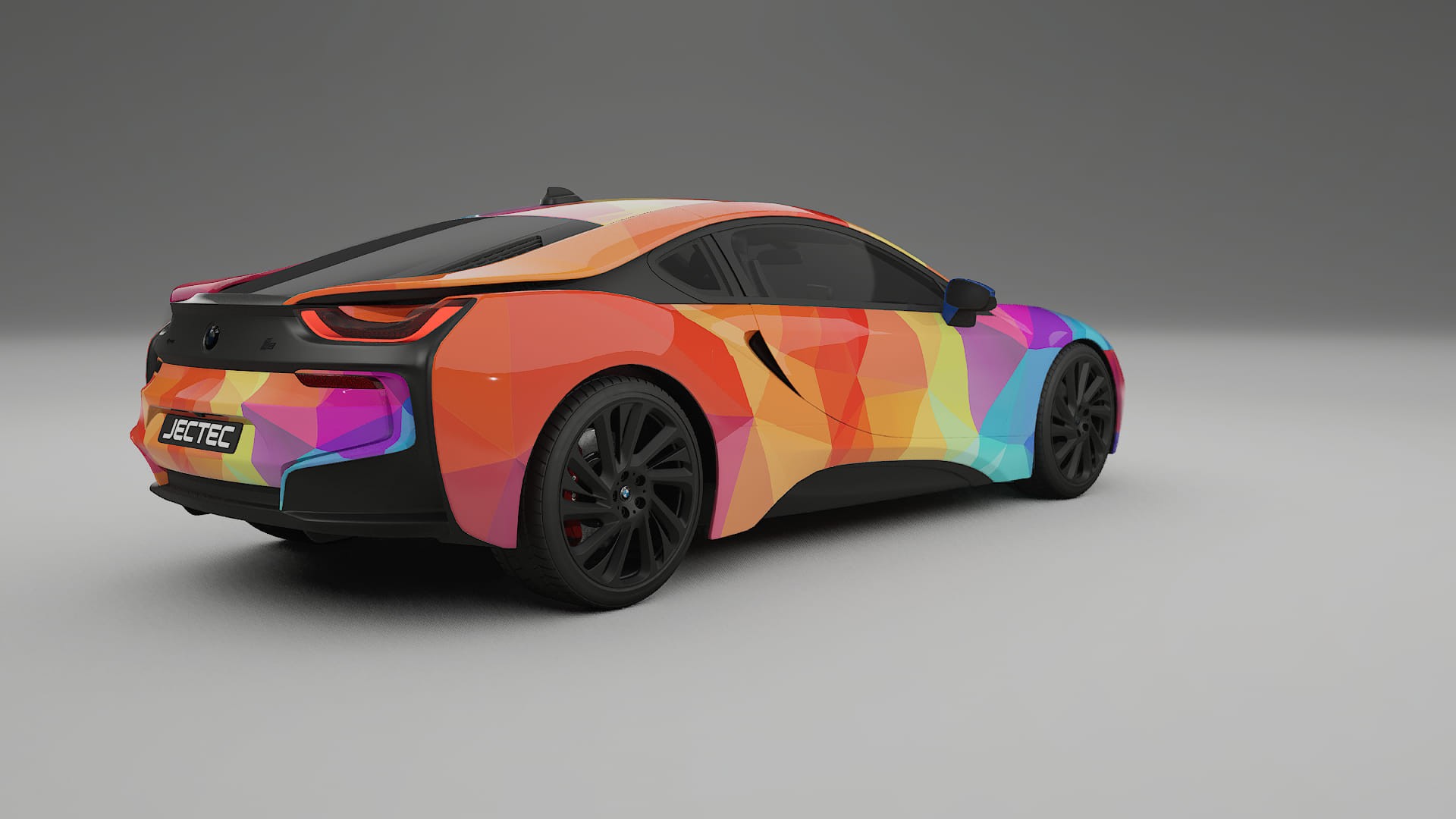 BMW I8 I12 VECTOR WIBE Designed Wrap PPF Kit – Printable Polyurethane Film