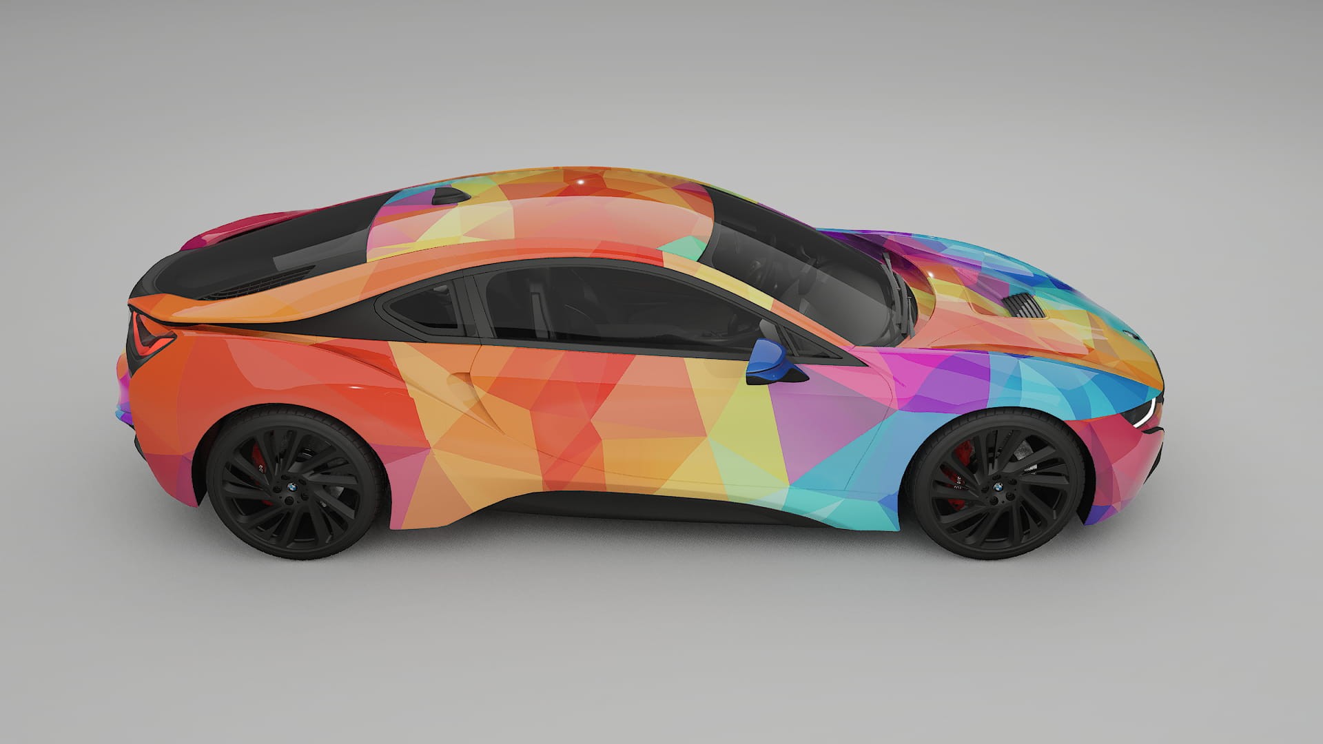 BMW I8 I12 VECTOR WIBE Designed Wrap PPF Kit – Printable Polyurethane Film