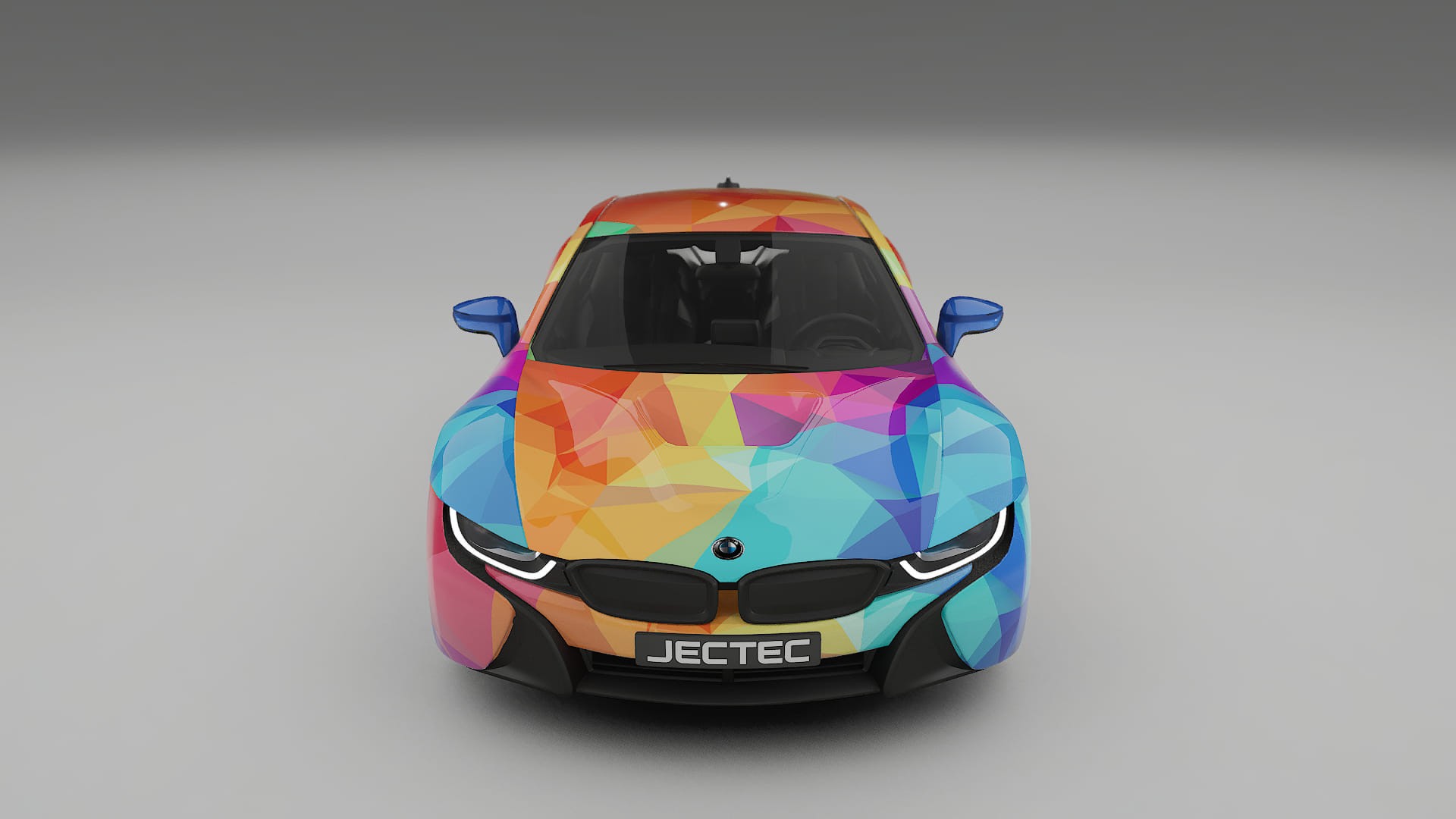 BMW I8 I12 VECTOR WIBE Designed Wrap PPF Kit – Printable Polyurethane Film