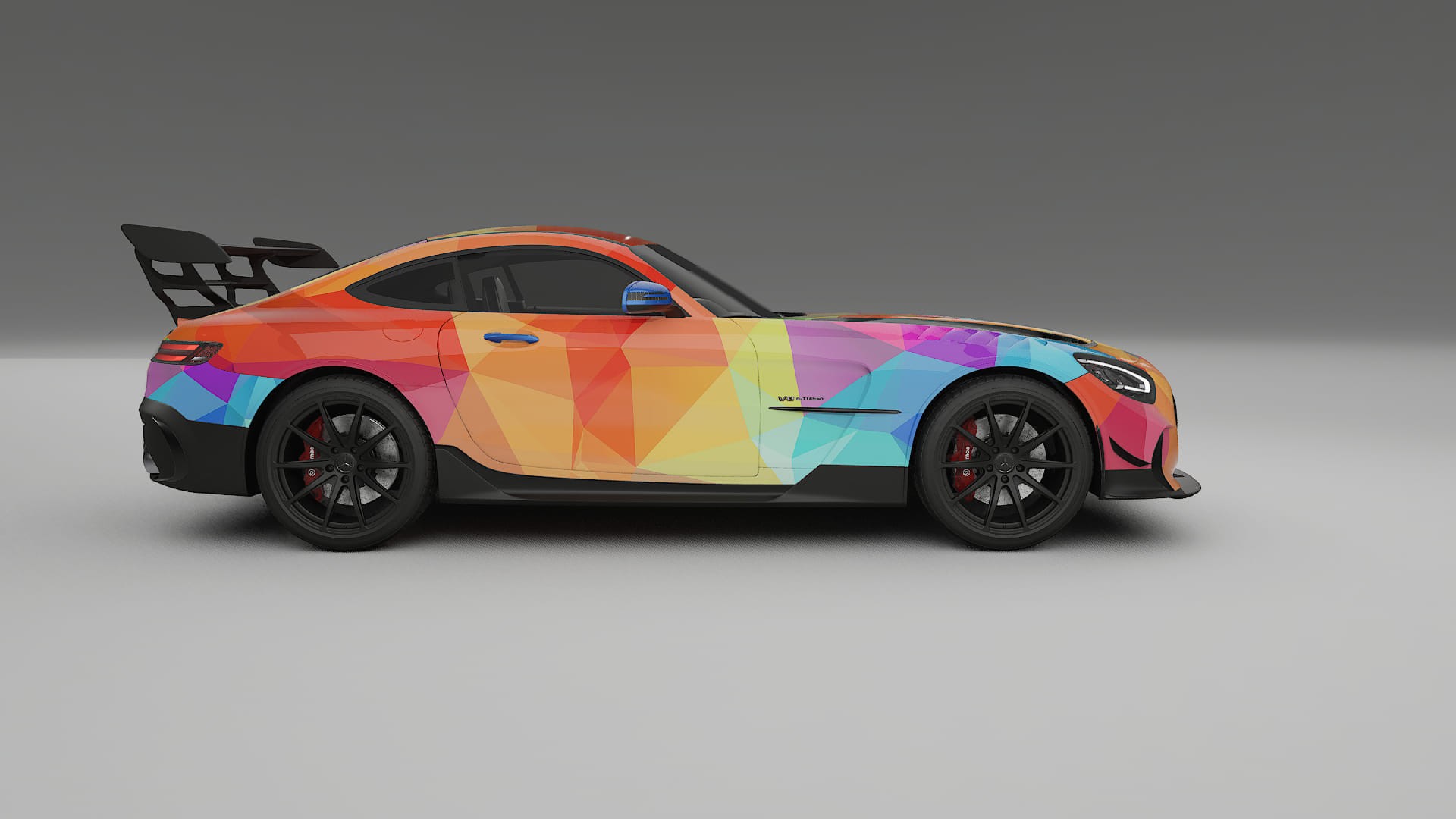 Mercedes AMG GT Black Series C192 Coupe VECTOR WIBE Designed Wrap PPF Kit – Printable Polyurethane Film