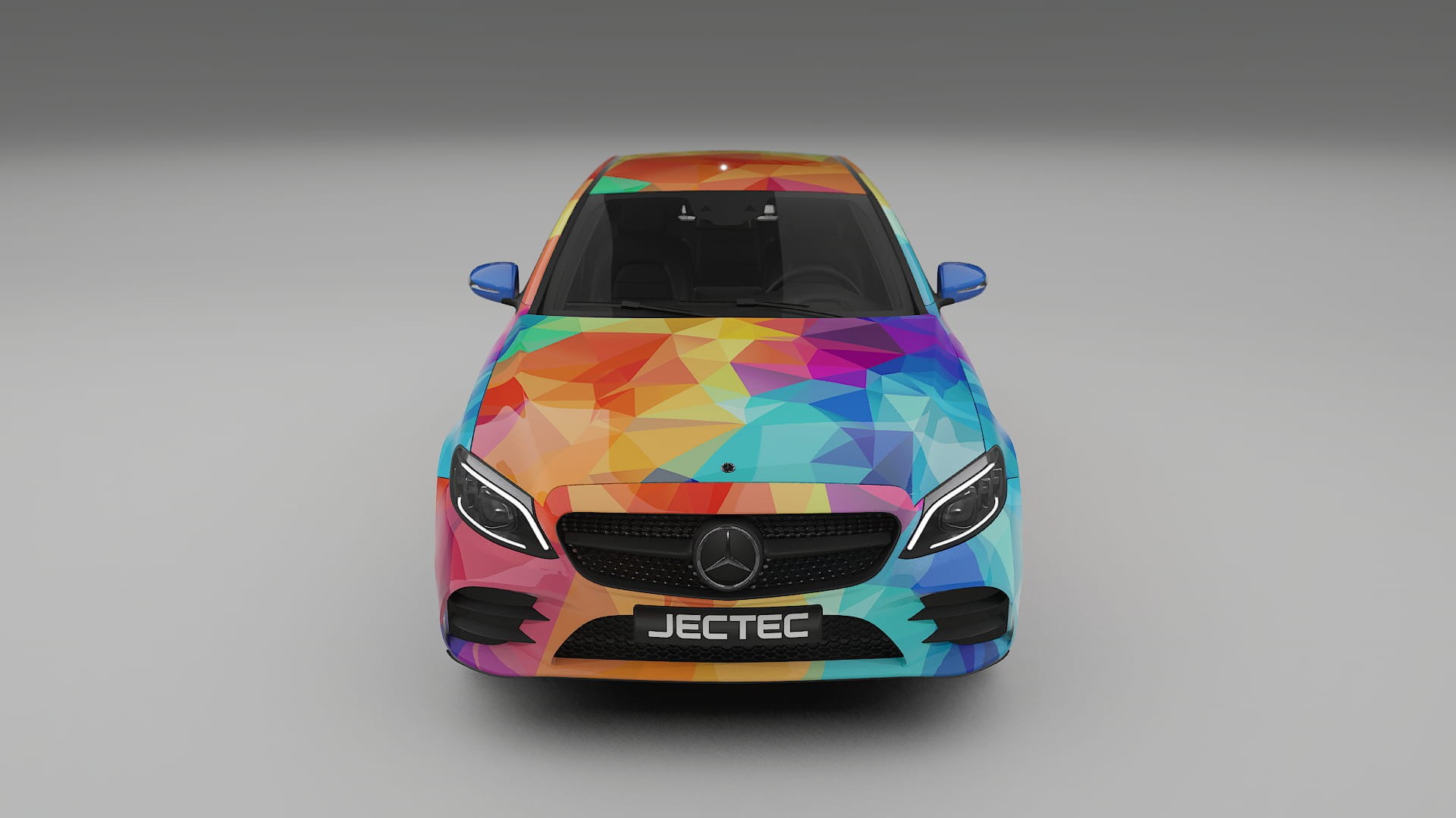 Mercedes C-class W205 AMG sedan VECTOR WIBE Designed Wrap PPF Kit – Printable Polyurethane Film