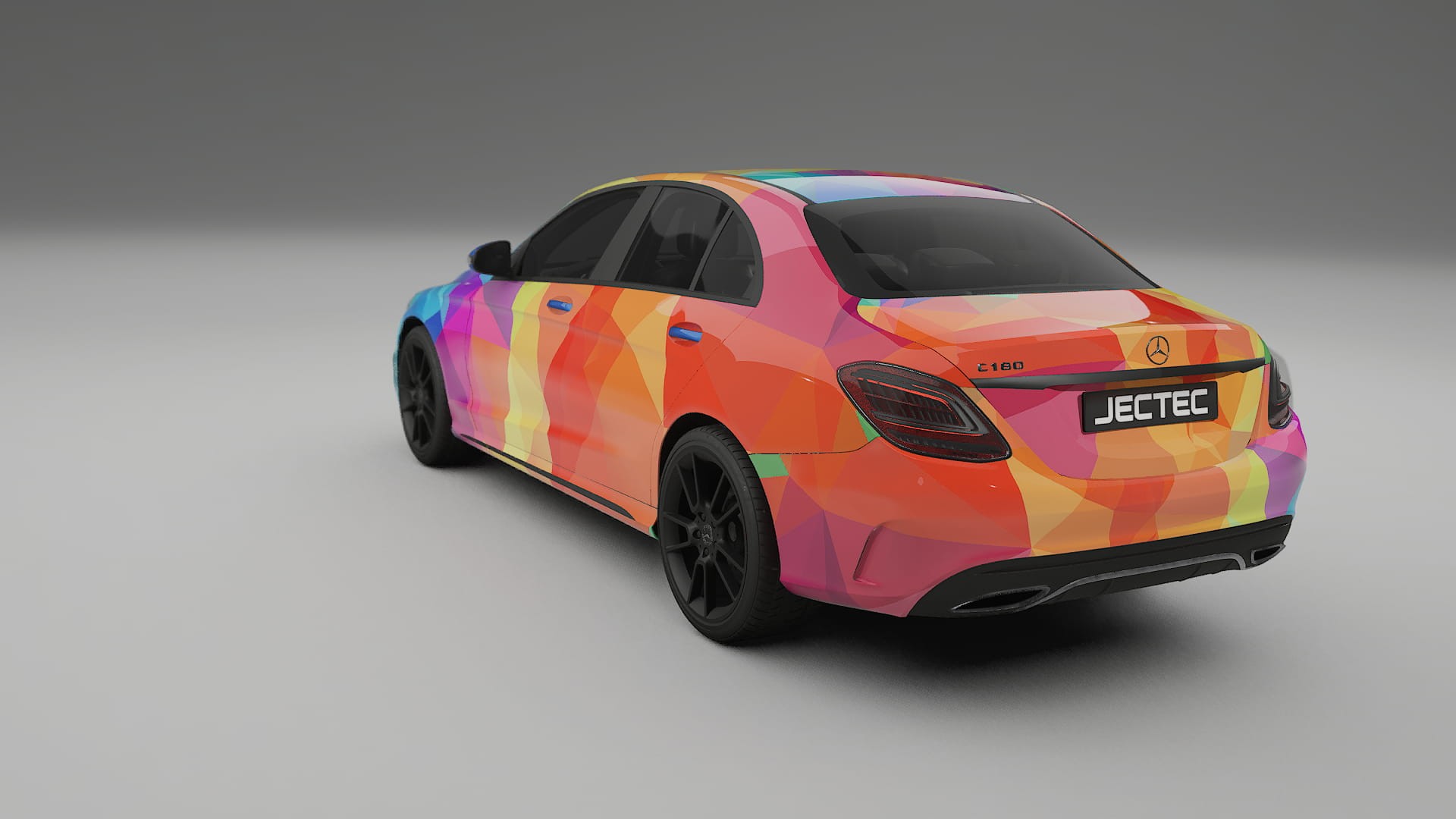 Mercedes C-class W205 AMG sedan VECTOR WIBE Designed Wrap PPF Kit – Printable Polyurethane Film
