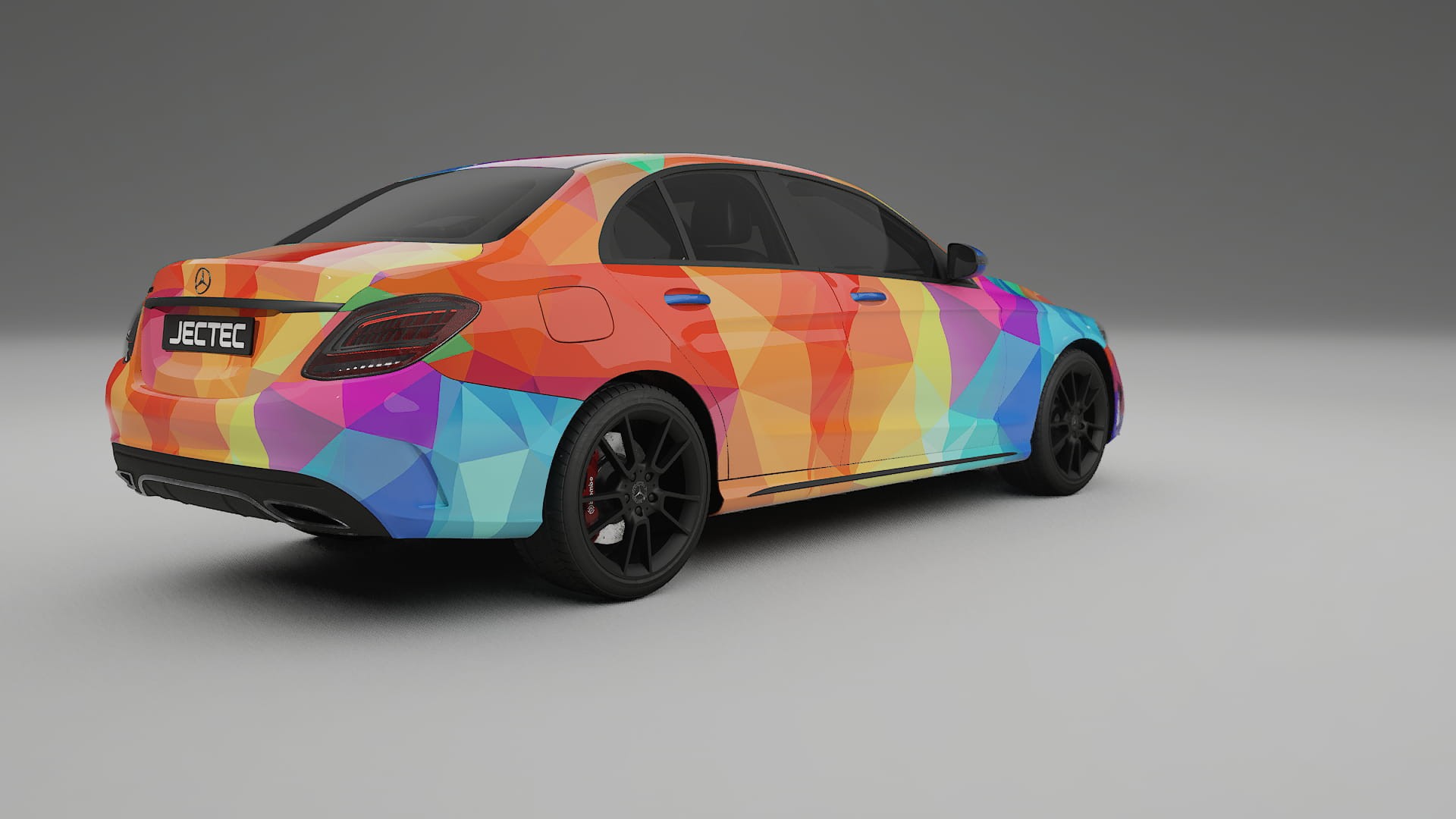 Mercedes C-class W205 AMG sedan VECTOR WIBE Designed Wrap PPF Kit – Printable Polyurethane Film