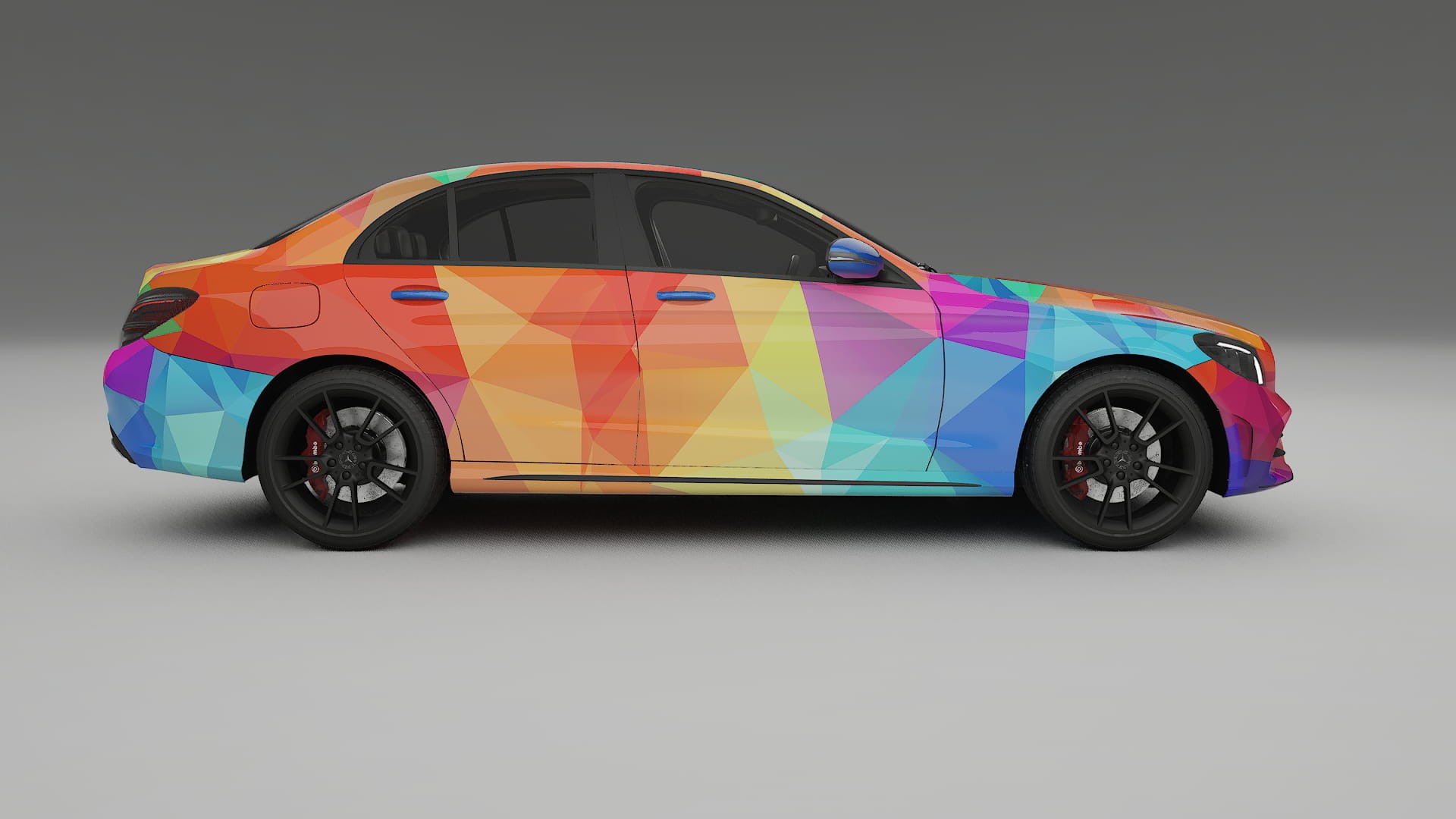 Mercedes C-class W205 AMG sedan VECTOR WIBE Designed Wrap PPF Kit – Printable Polyurethane Film