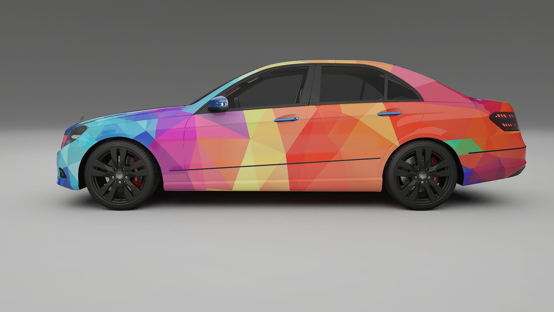 Mercedes E-class Sedan W212 Prefacelift pre-LCI VECTOR WIBE Designed Wrap PPF Kit – Printable Polyurethane Film
