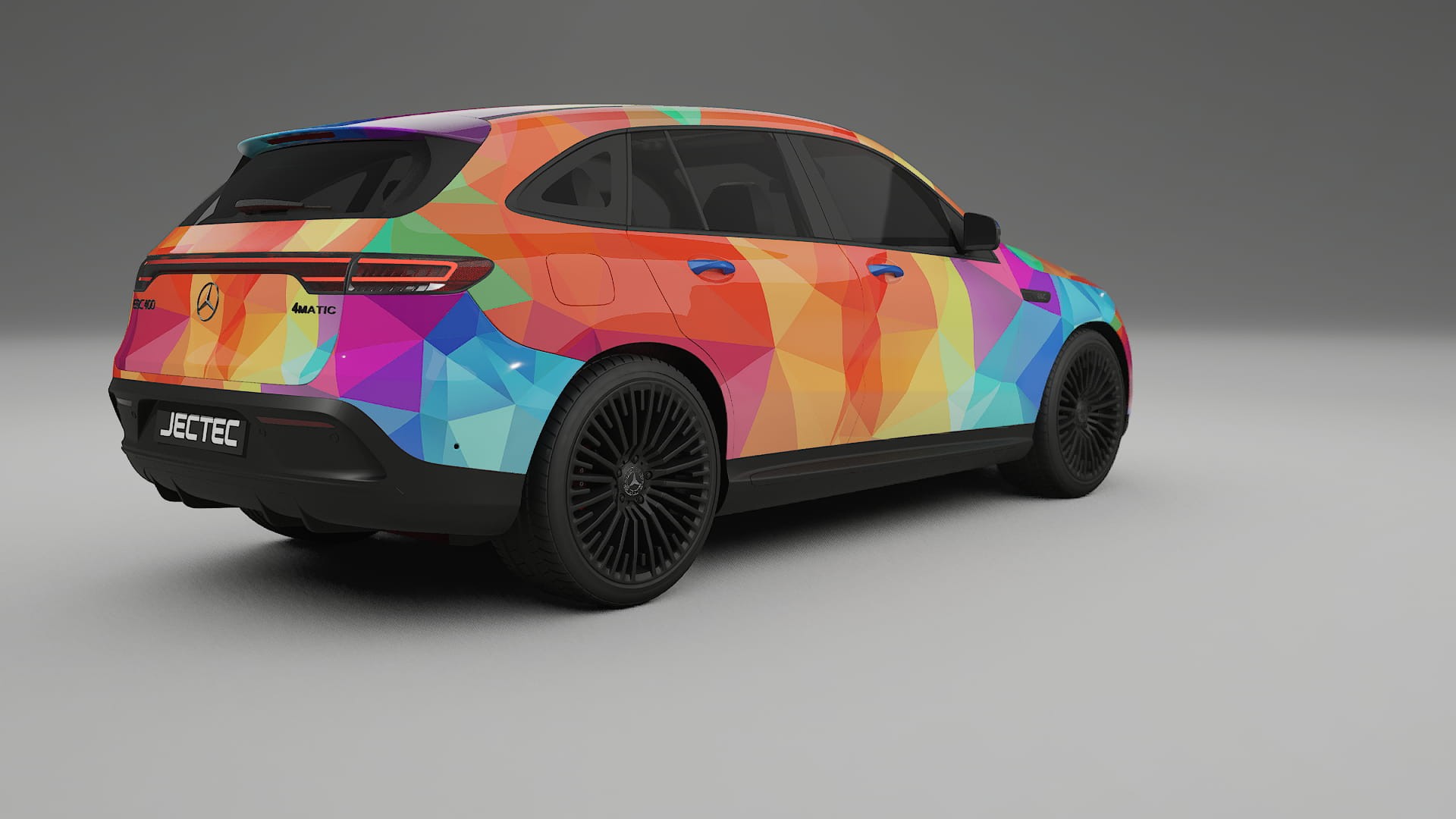 Mercedes EQC AMG VECTOR WIBE Designed Wrap PPF Kit – Printable Polyurethane Film