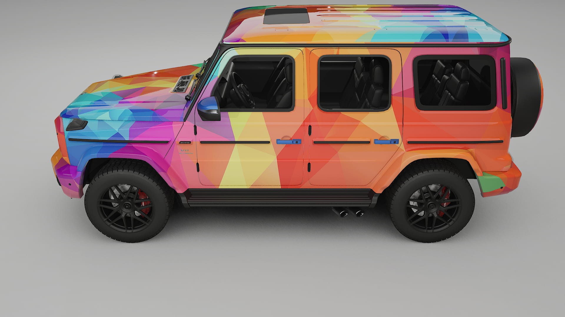 Mercedes G63 AMG W463A VECTOR WIBE Designed Wrap PPF Kit – Printable Polyurethane Film
