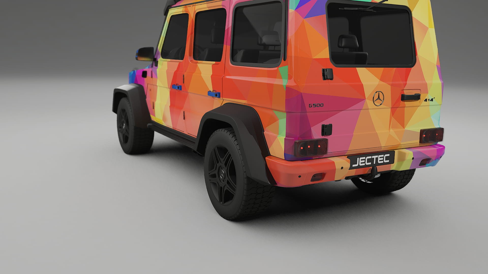 Mercedes G-class 4x4 W463 VECTOR WIBE Designed Wrap PPF Kit – Printable Polyurethane Film