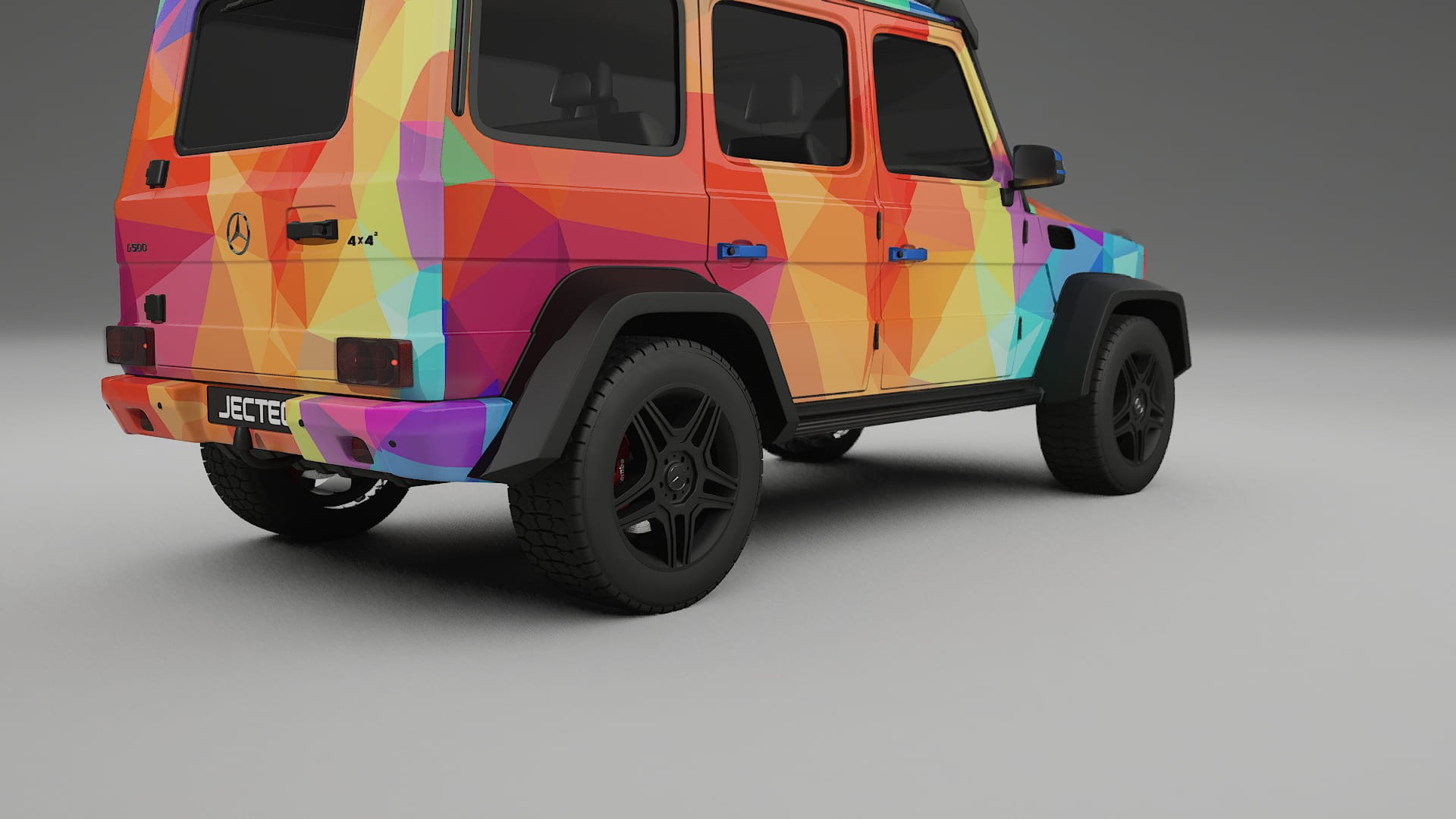Mercedes G-class 4x4 W463 VECTOR WIBE Designed Wrap PPF Kit – Printable Polyurethane Film