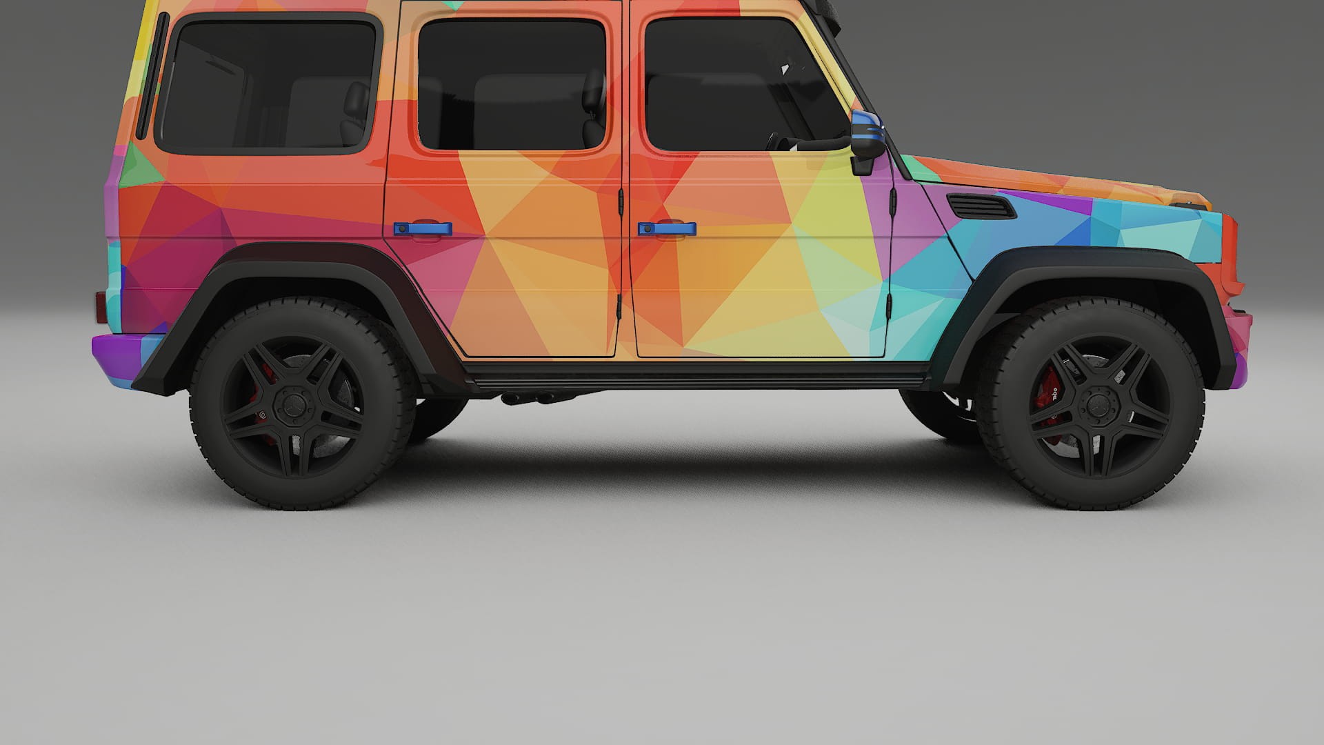 Mercedes G-class 4x4 W463 VECTOR WIBE Designed Wrap PPF Kit – Printable Polyurethane Film