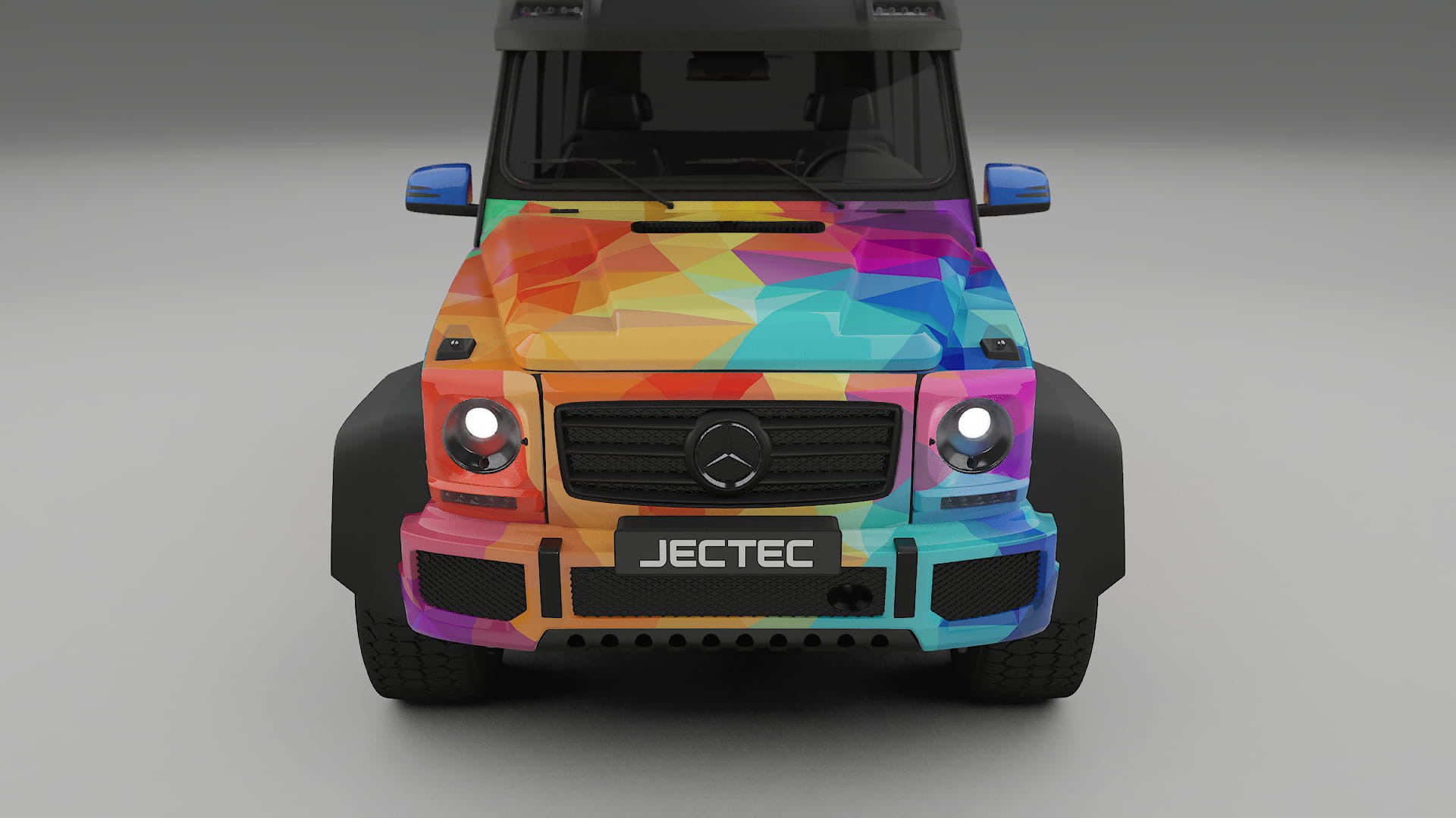 Mercedes G-class 4x4 W463 VECTOR WIBE Designed Wrap PPF Kit – Printable Polyurethane Film