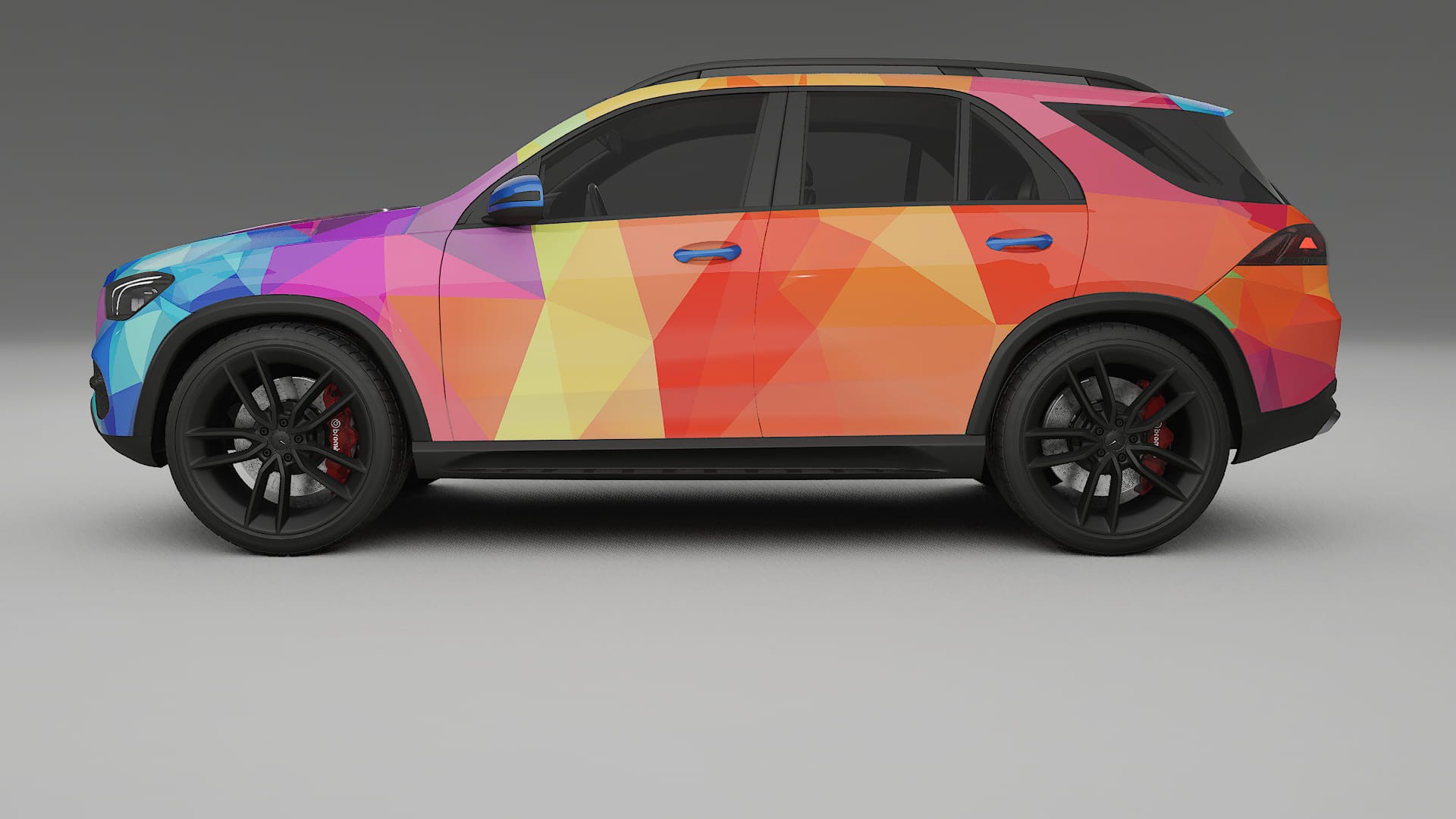 Mercedes GLE W167 VECTOR WIBE Designed Wrap PPF Kit – Printable Polyurethane Film