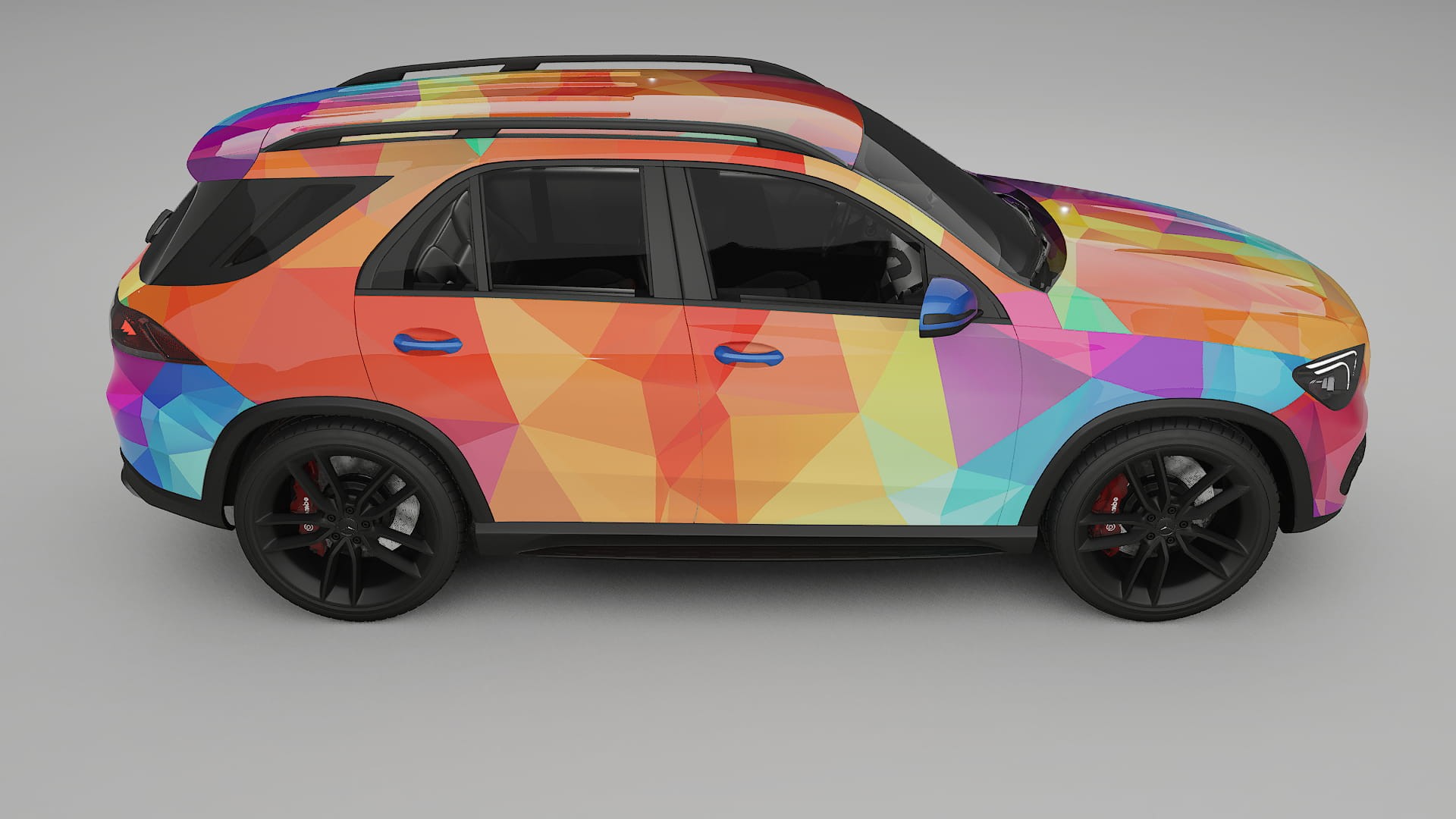Mercedes GLE W167 VECTOR WIBE Designed Wrap PPF Kit – Printable Polyurethane Film