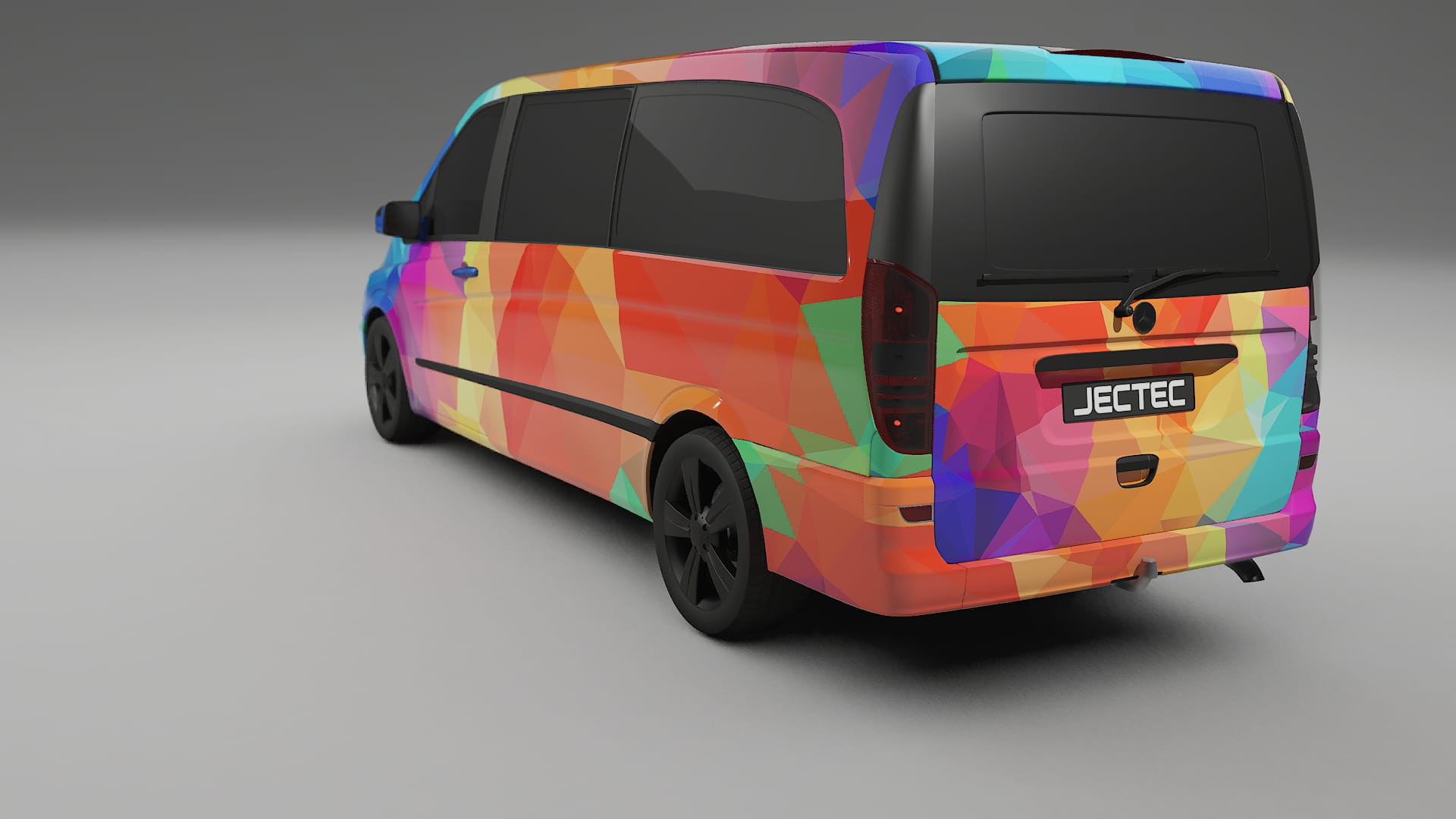 Mercedes Viano Extralong W439 Facelift LCI VECTOR WIBE Designed Wrap PPF Kit – Printable Polyurethane Film