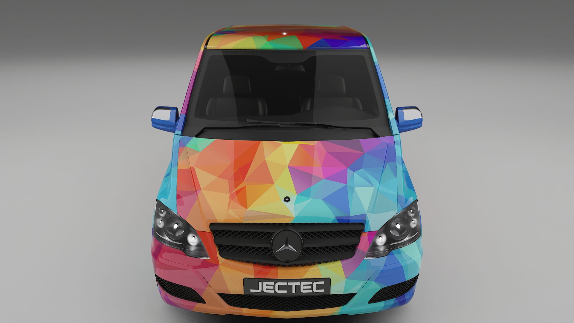 Mercedes Viano Extralong W439 Facelift LCI VECTOR WIBE Designed Wrap PPF Kit – Printable Polyurethane Film