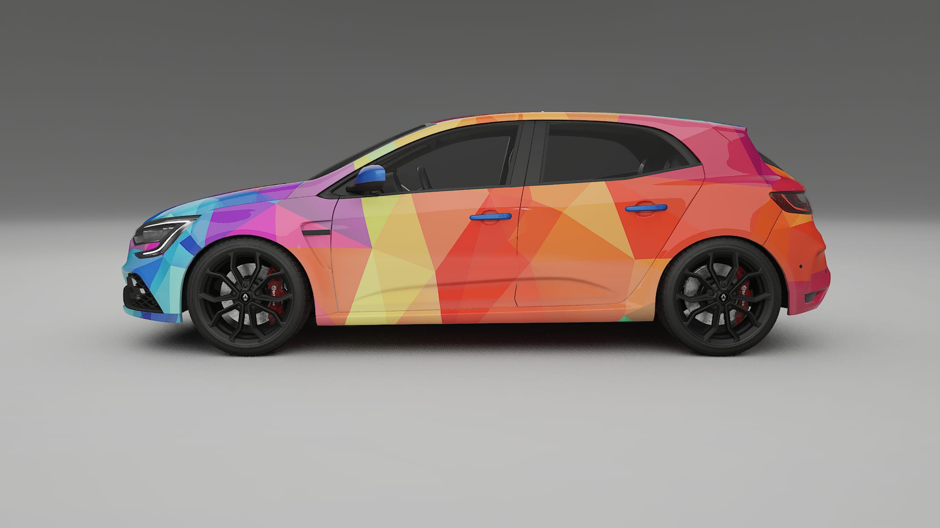 Renault Megane RS IV VECTOR WIBE Designed Wrap PPF Kit – Printable Polyurethane Film