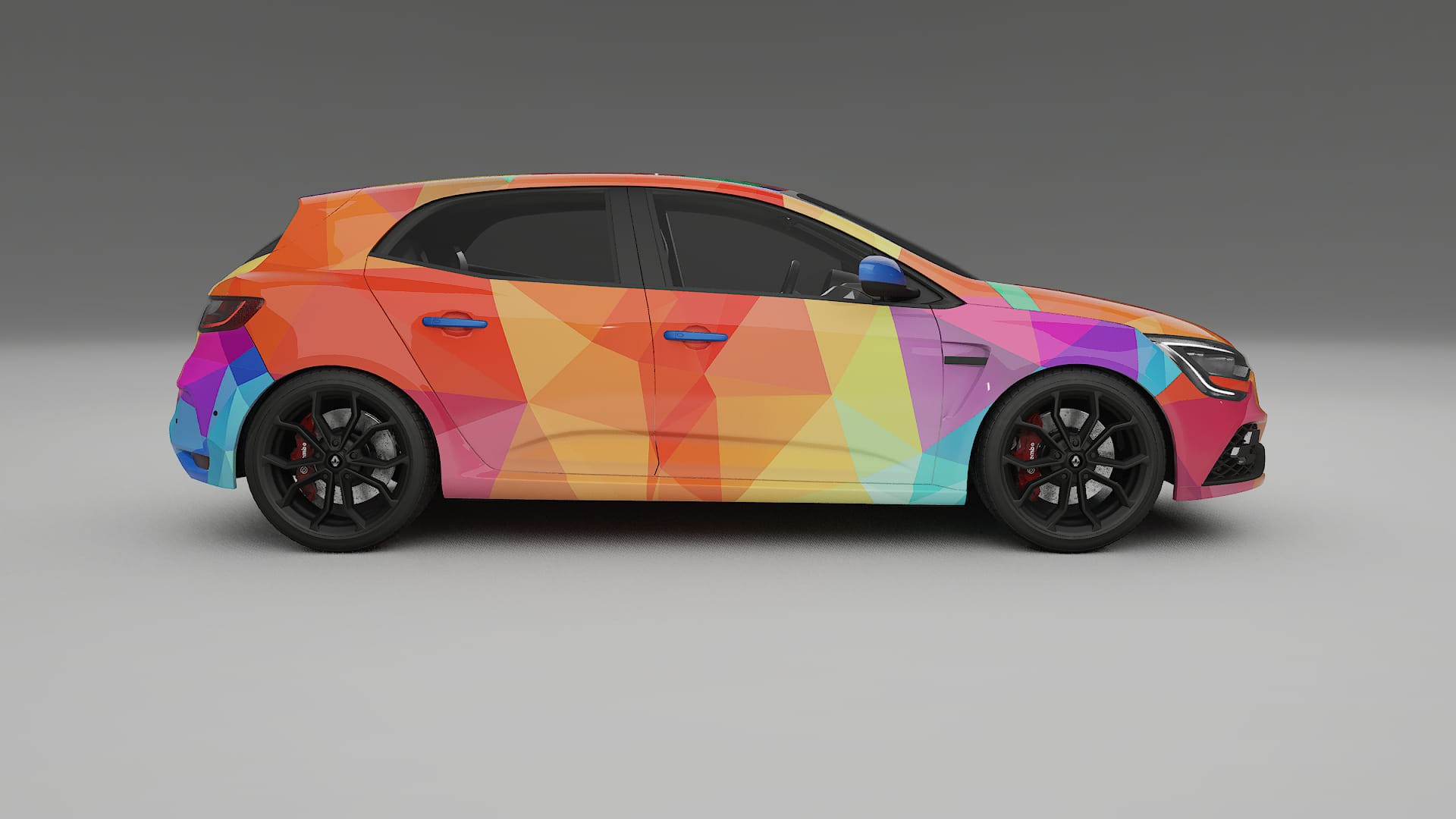 Renault Megane RS IV VECTOR WIBE Designed Wrap PPF Kit – Printable Polyurethane Film