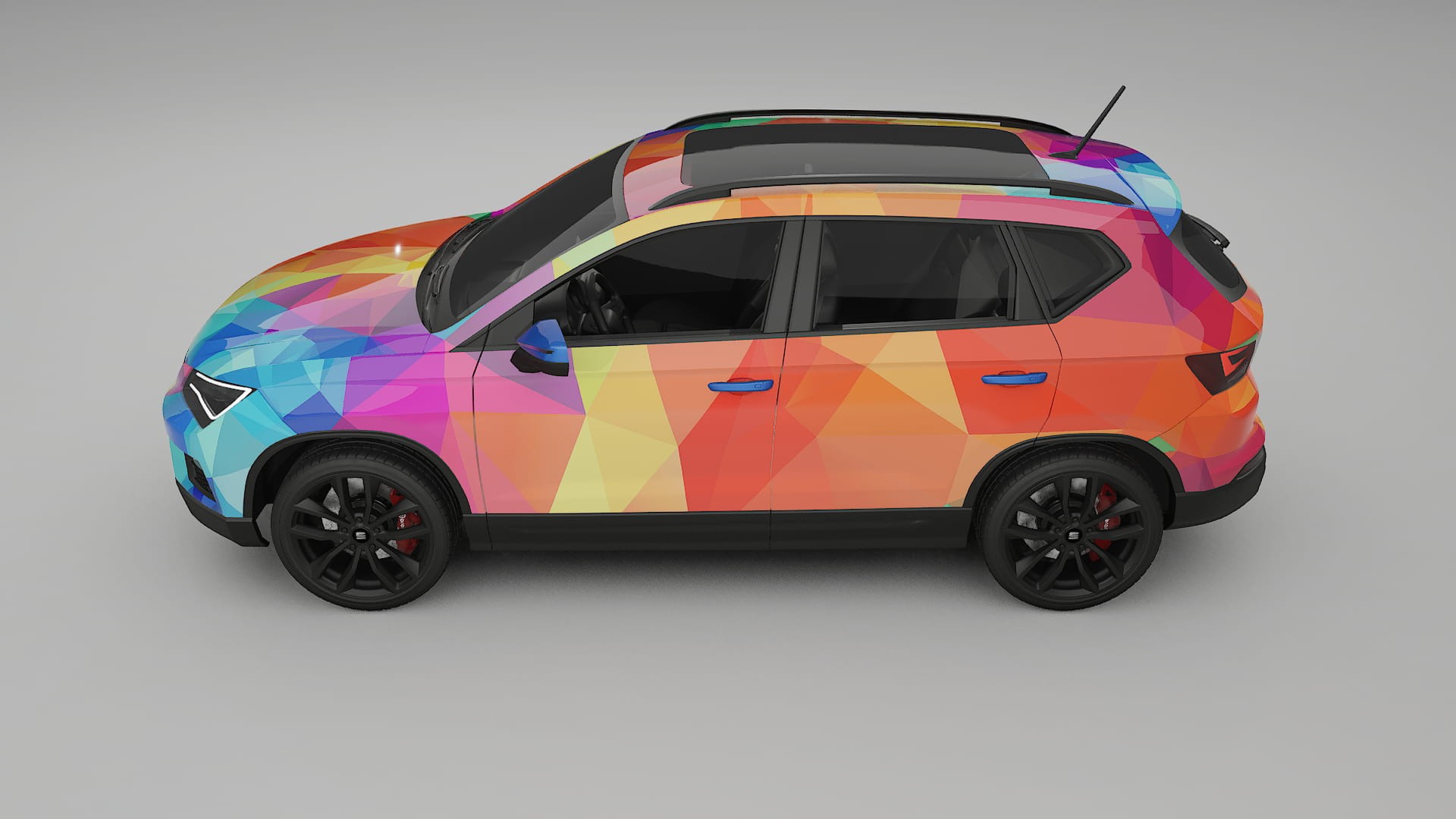 Seat Ateca KH7 VECTOR WIBE Designed Wrap PPF Kit – Printable Polyurethane Film