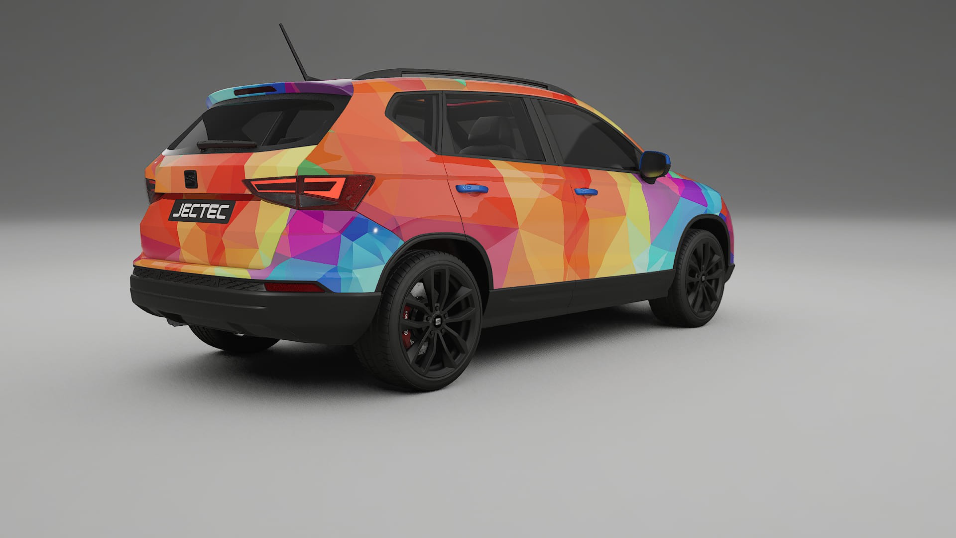 Seat Ateca KH7 VECTOR WIBE Designed Wrap PPF Kit – Printable Polyurethane Film
