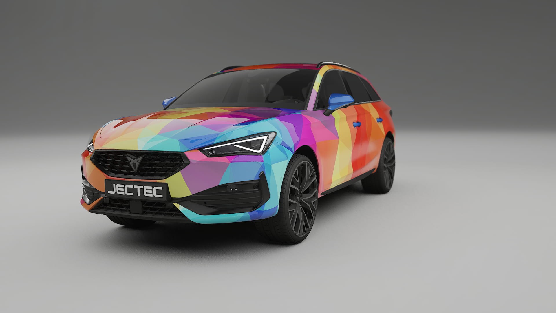 Seat Leon Cupra KL VECTOR WIBE Designed Wrap PPF Kit – Printable Polyurethane Film