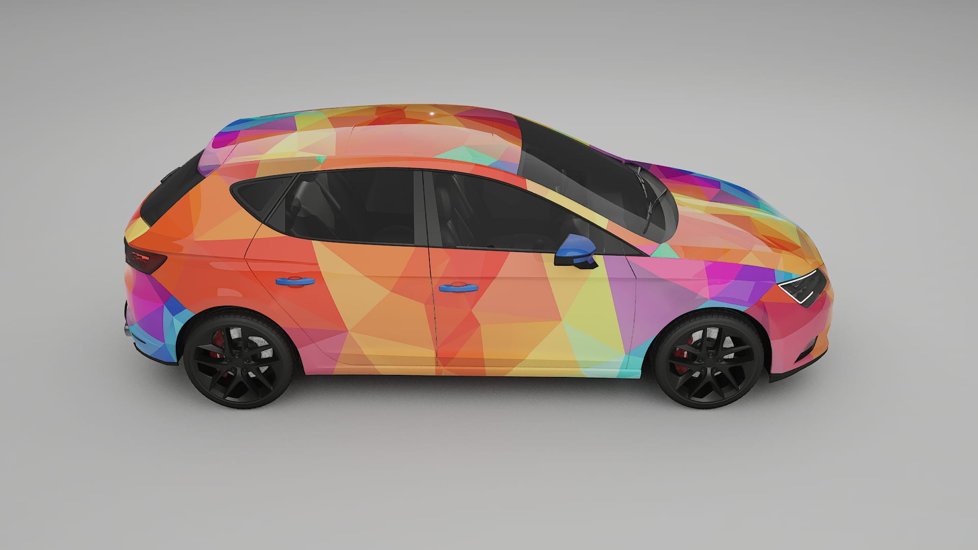 Seat Leon FR 5F VECTOR WIBE Designed Wrap PPF Kit – Printable Polyurethane Film