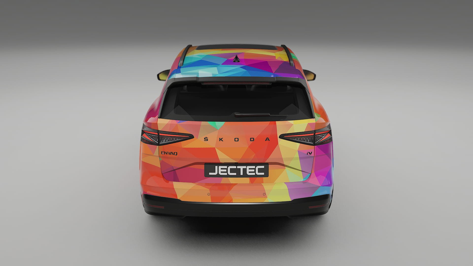 Škoda Enyaq MEB VECTOR WIBE Designed Wrap PPF Kit – Printable Polyurethane Film