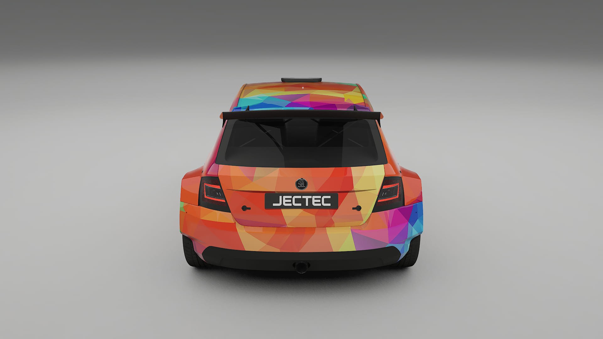 Škoda Fabia R5 6V VECTOR WIBE Designed Wrap PPF Kit – Printable Polyurethane Film
