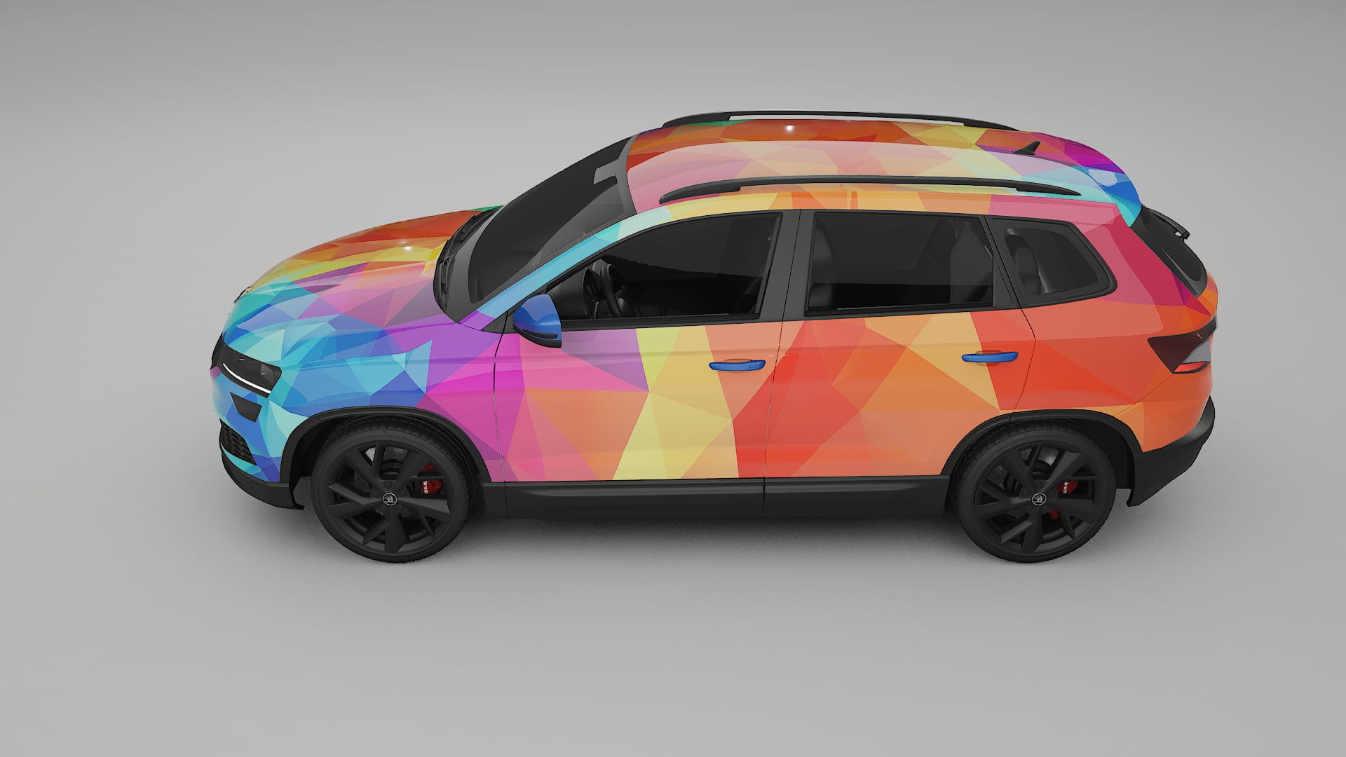 Škoda Karoq NU7 VECTOR WIBE Designed Wrap PPF Kit – Printable Polyurethane Film